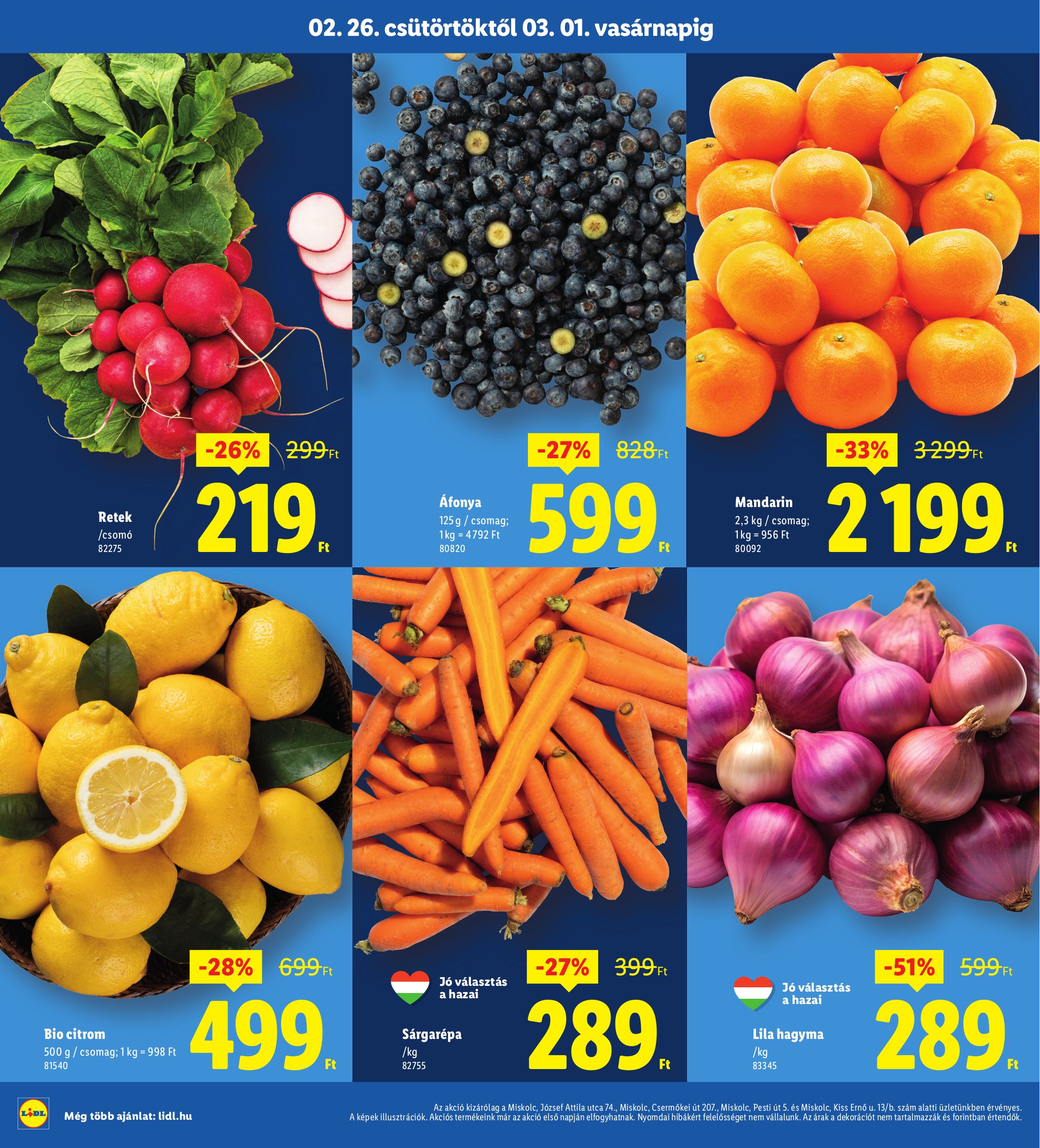 lidl - Lidl - Miskolc akciós újság, érvényes 2026.02.26. - 2026.03.01. - page: 2