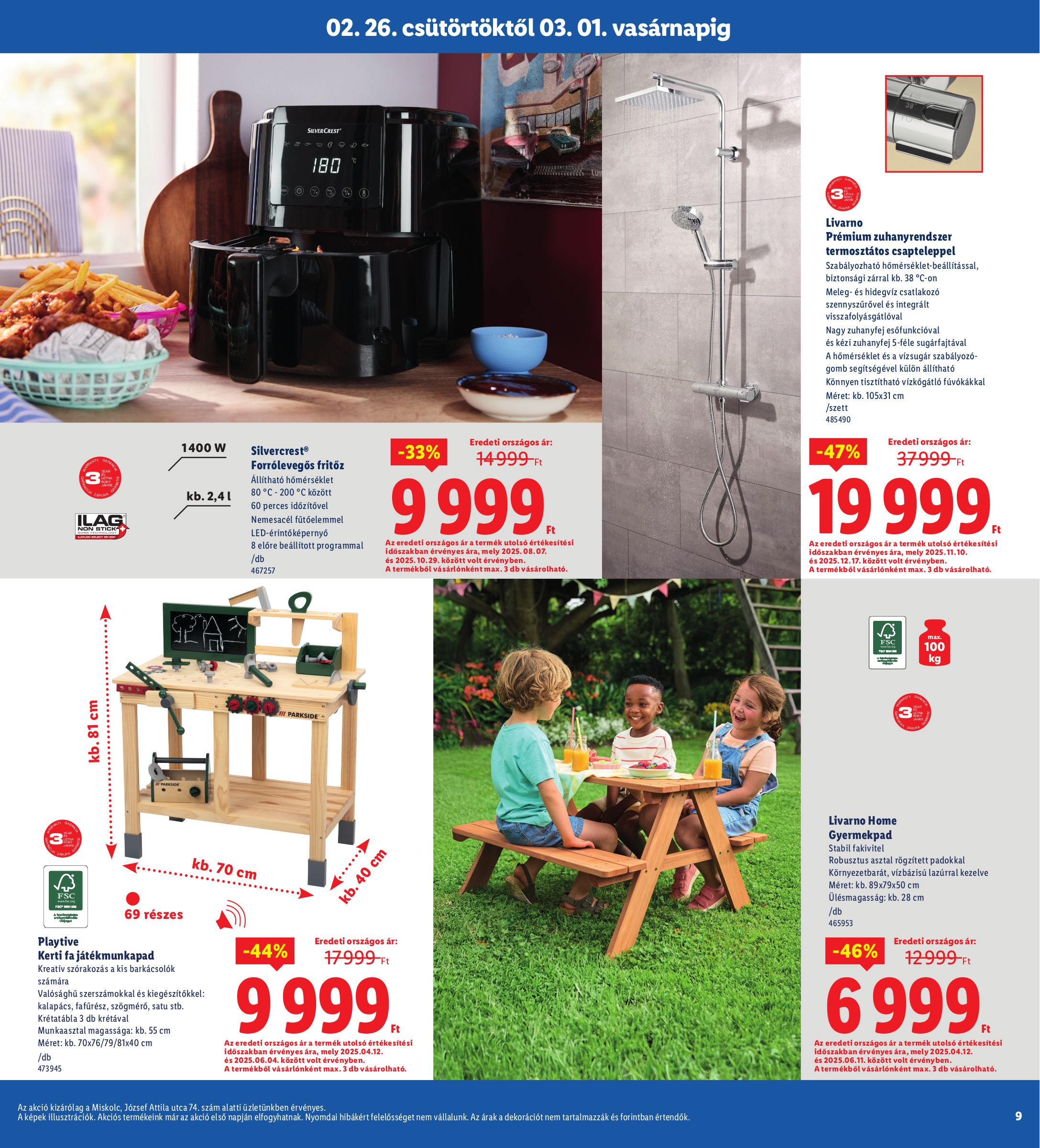 lidl - Lidl - Miskolc akciós újság, érvényes 2026.02.26. - 2026.03.01. - page: 9