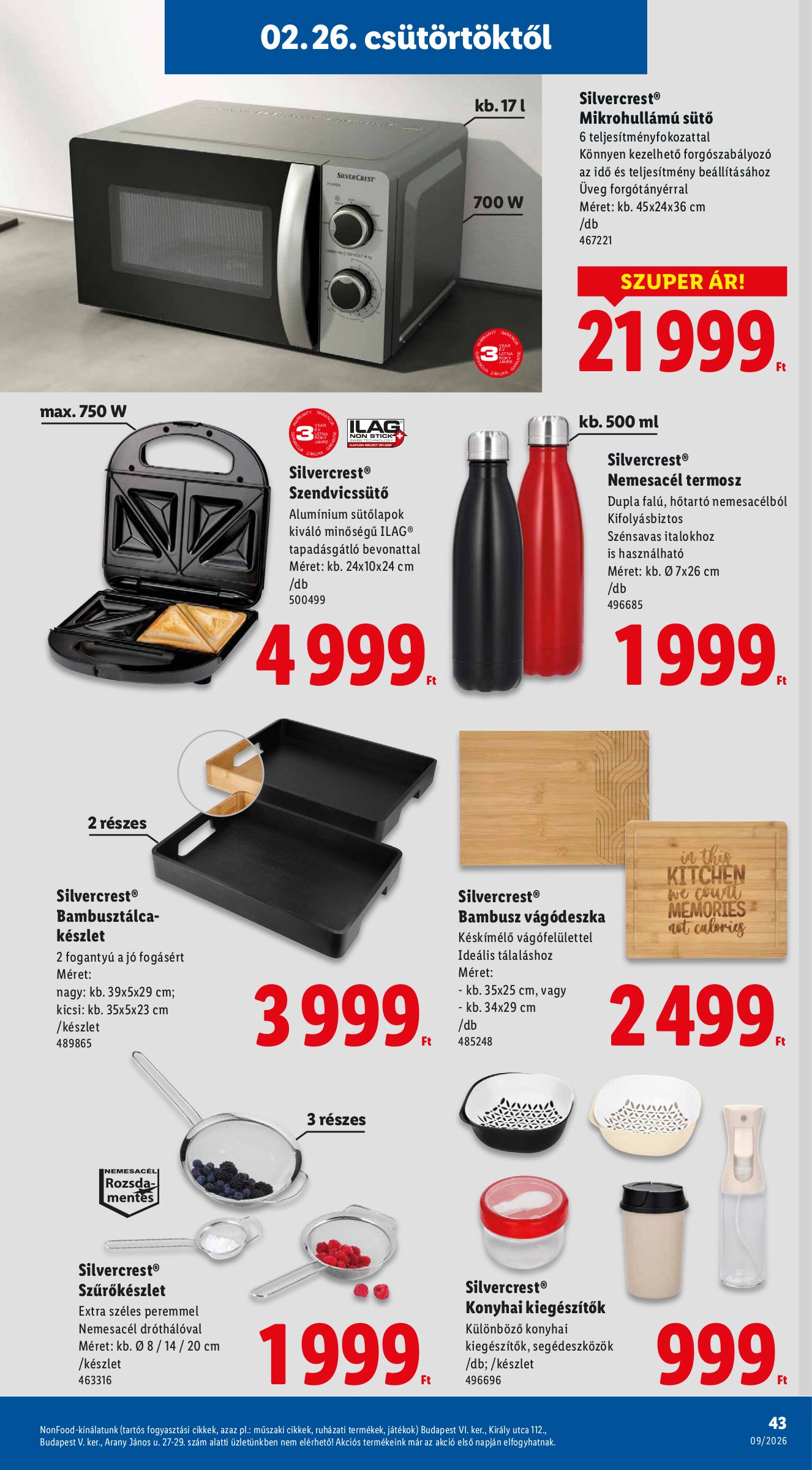 lidl - Lidl akciós újság, érvényes 2026.02.26. - 2026.03.04. - page: 43