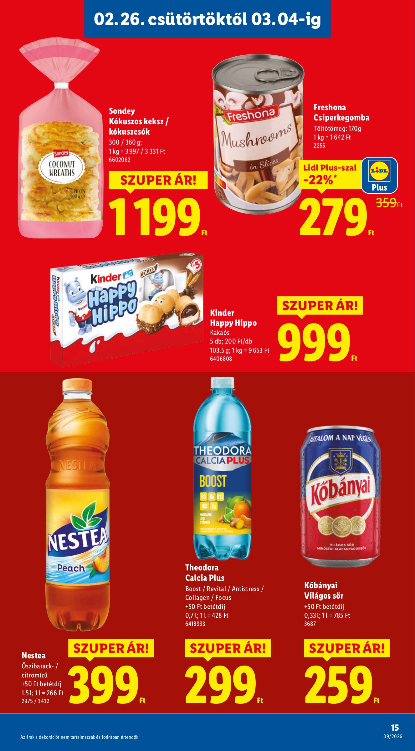 lidl - Lidl akciós újság, érvényes 2026.02.26. - 2026.03.04. - page: 15