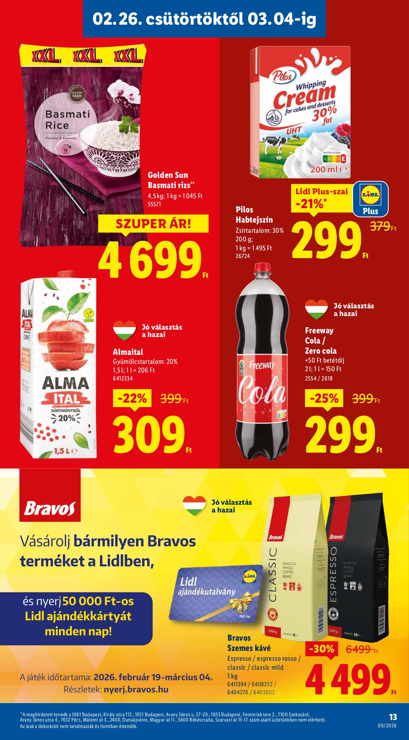 lidl - Lidl akciós újság, érvényes 2026.02.26. - 2026.03.04. - page: 13