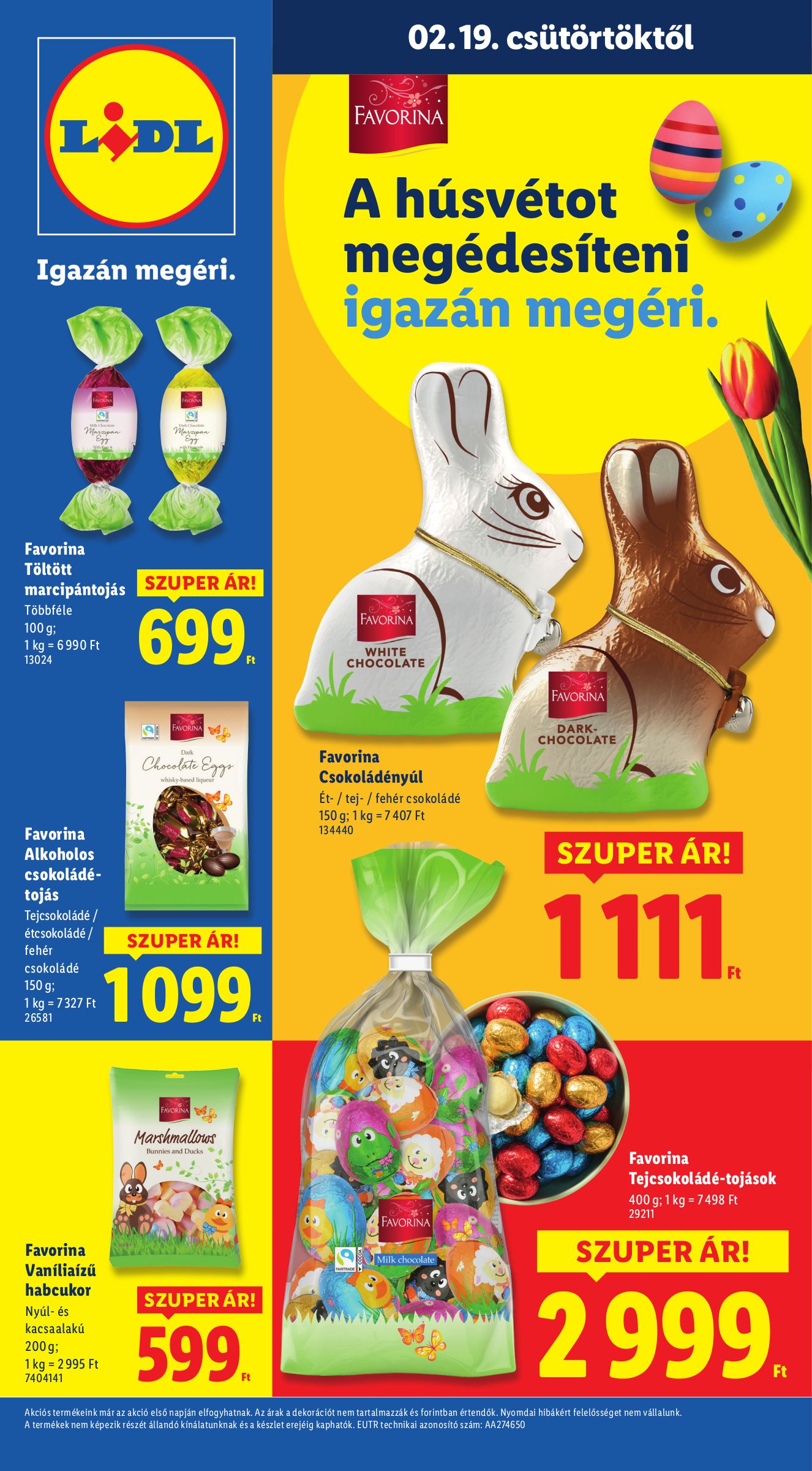 lidl - Lidl - A húsvétot megédesíteni akciós újság, érvényes 2026.02.19. - 2026.03.31. - page: 12