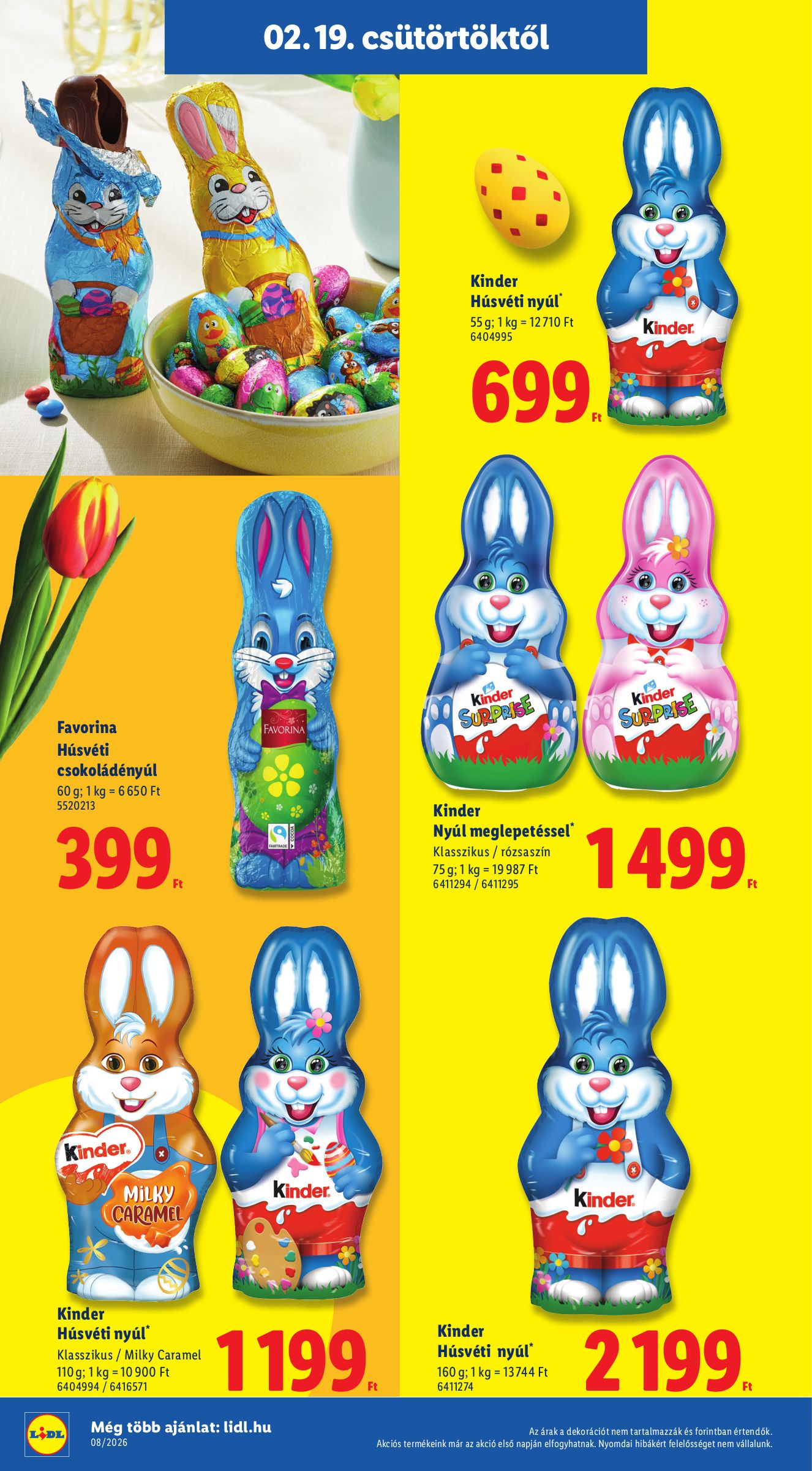 lidl - Lidl - A húsvétot megédesíteni akciós újság, érvényes 2026.02.19. - 2026.03.31. - page: 8