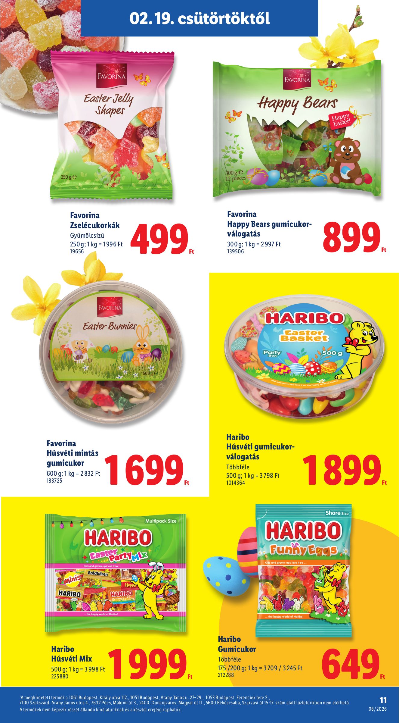 lidl - Lidl - A húsvétot megédesíteni akciós újság, érvényes 2026.02.19. - 2026.03.31. - page: 11