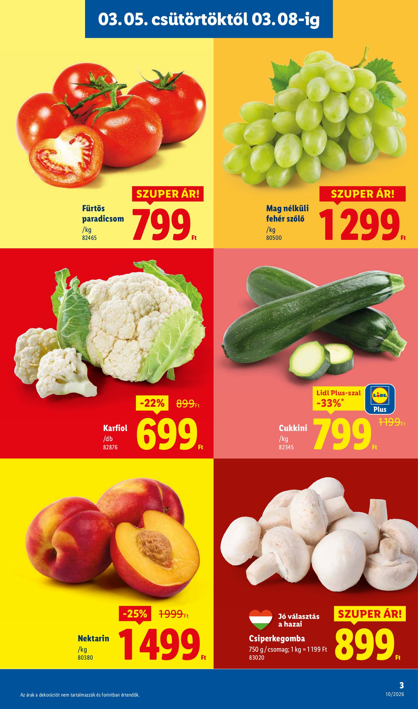 lidl - Lidl akciós újság, érvényes 2026.03.05. - 2026.03.11. - page: 3