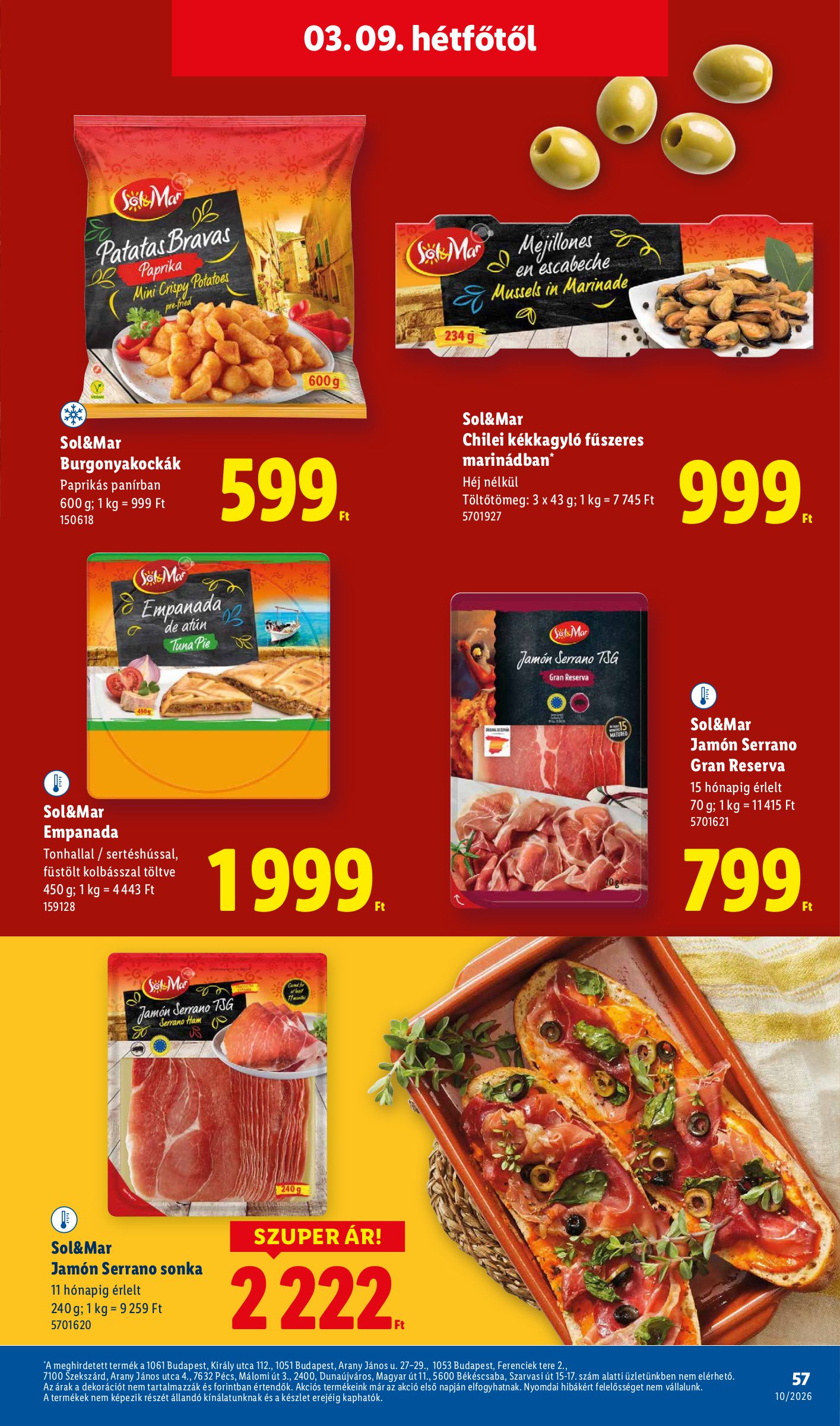 lidl - Lidl akciós újság, érvényes 2026.03.05. - 2026.03.11. - page: 57