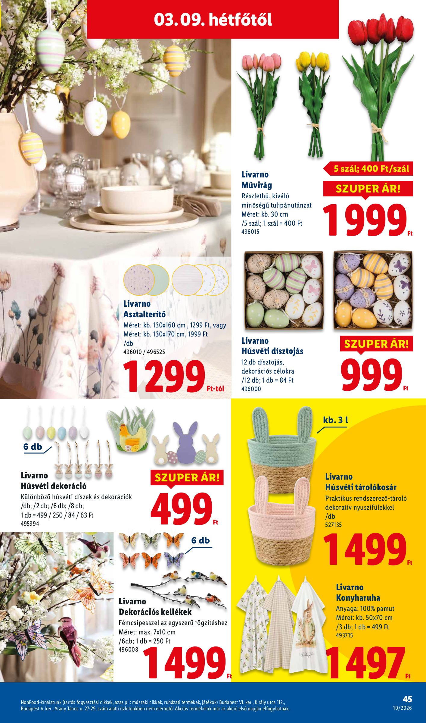 lidl - Lidl akciós újság, érvényes 2026.03.05. - 2026.03.11. - page: 45