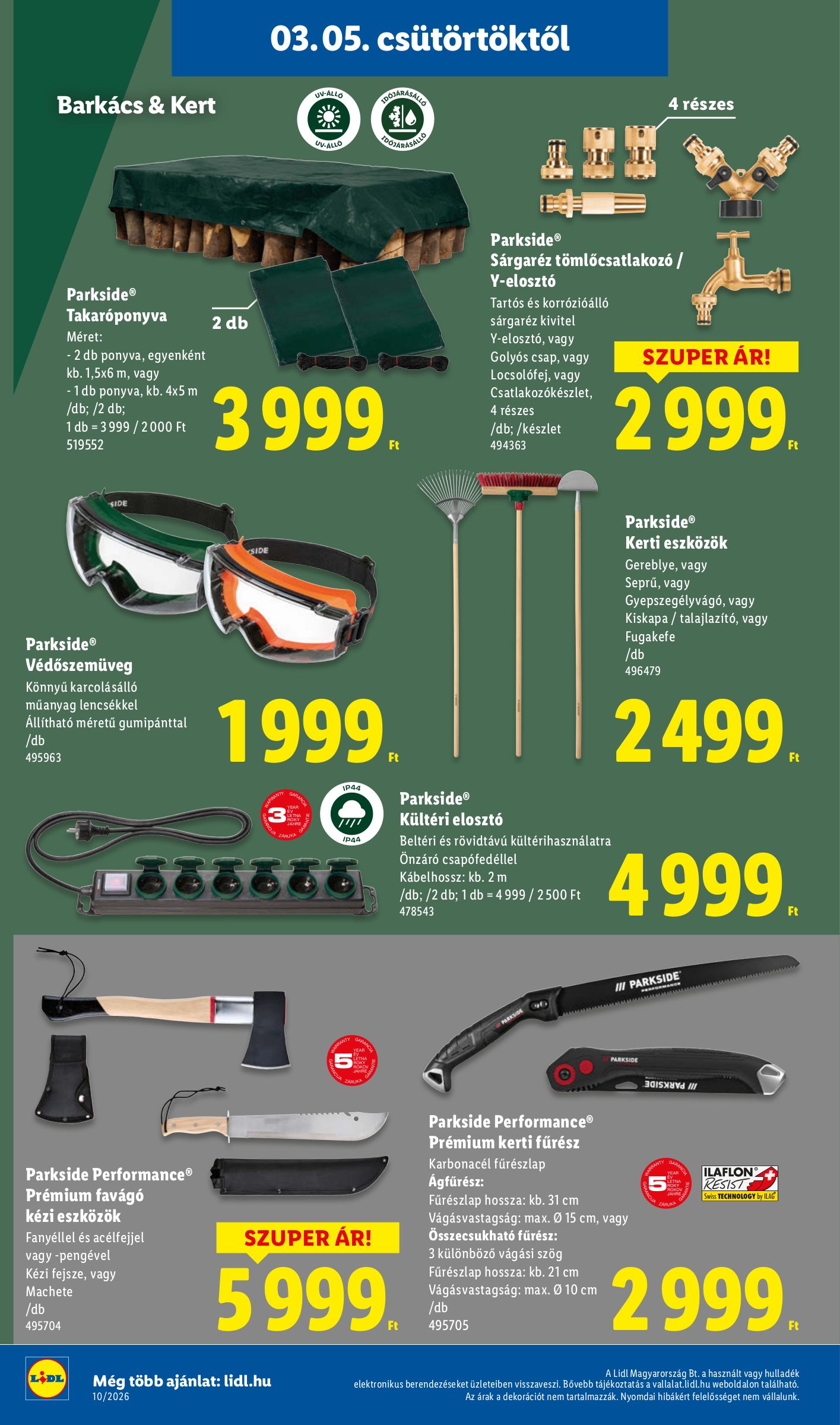 lidl - Lidl - Nonfood akciós újság, érvényes 2026.03.05. - 2026.03.11. - page: 8