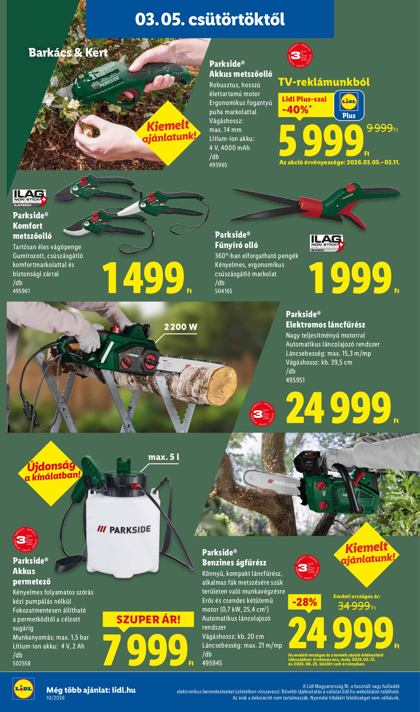 lidl - Lidl - Nonfood akciós újság, érvényes 2026.03.05. - 2026.03.11. - page: 6