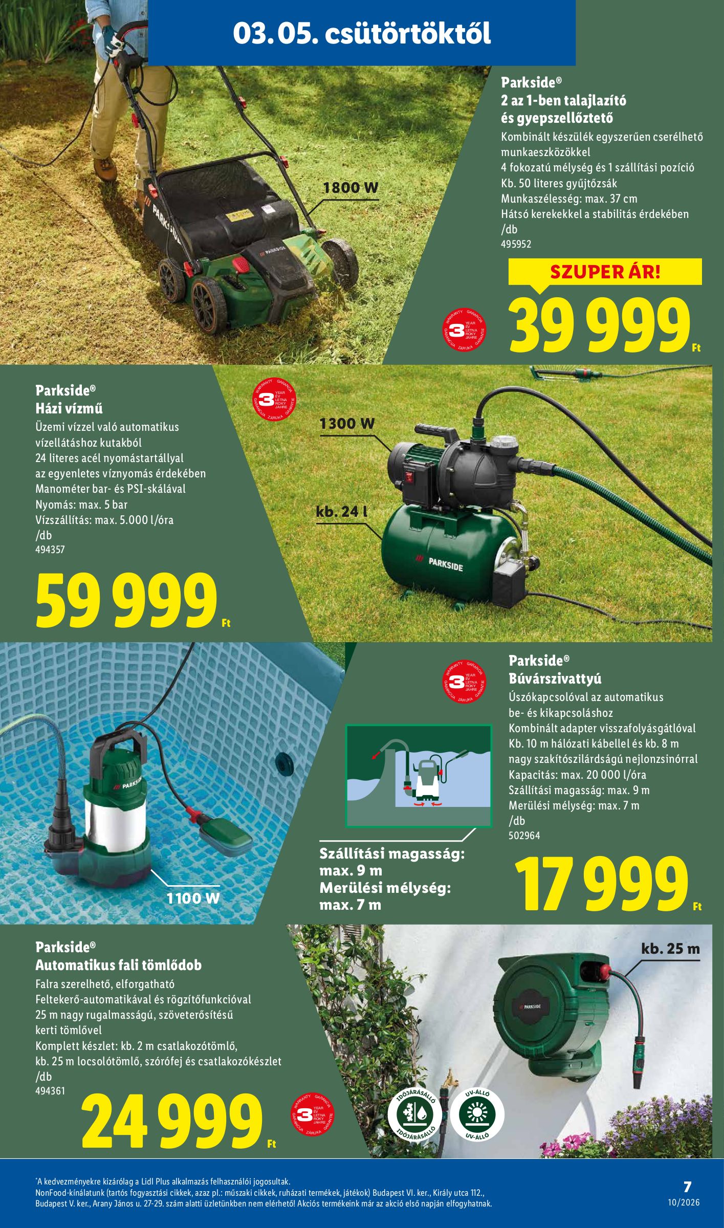 lidl - Lidl - Nonfood akciós újság, érvényes 2026.03.05. - 2026.03.11. - page: 7