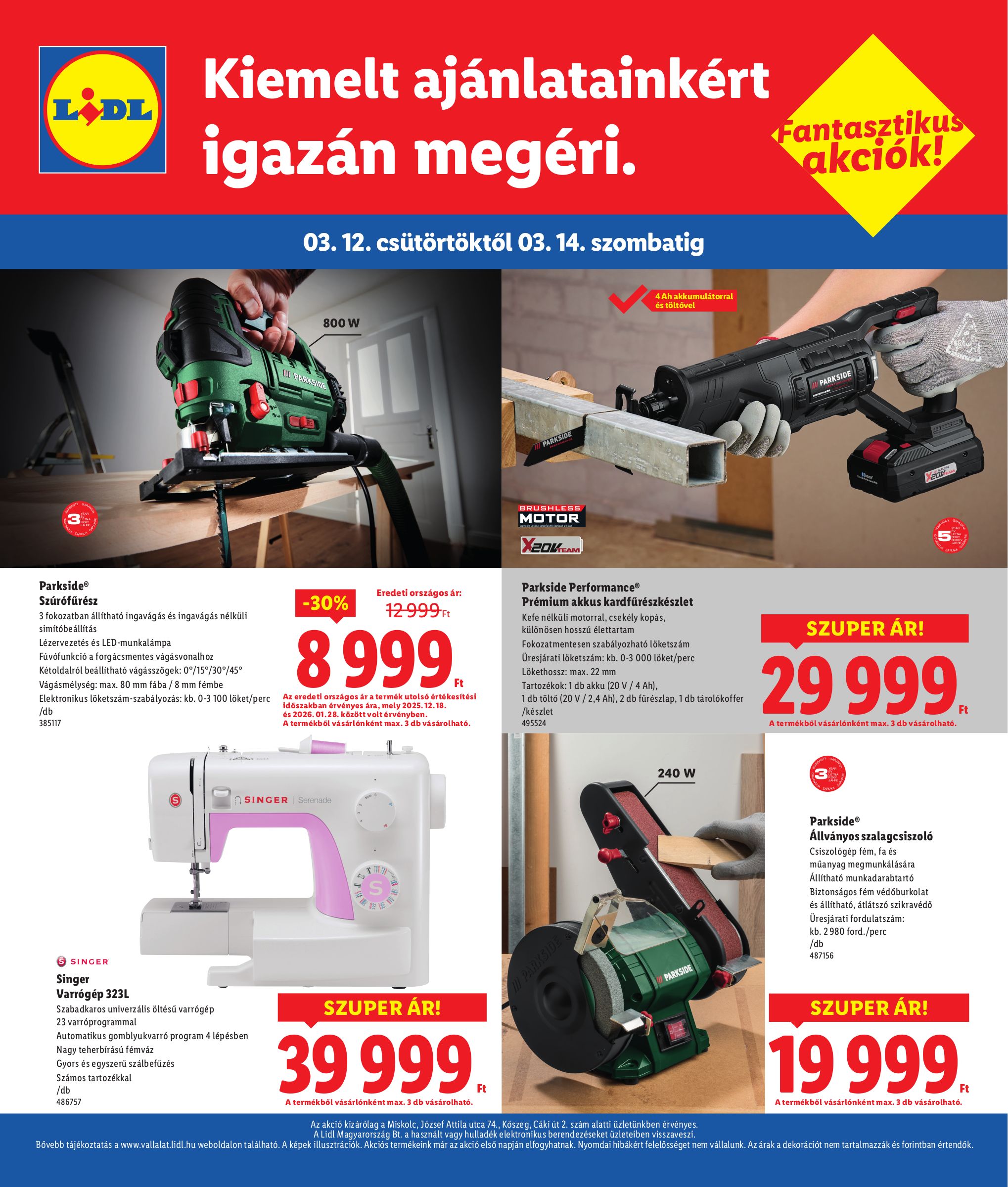 lidl - Lidl - Miskolc, Köszeg akciós újság, érvényes 2026.03.12. - 2026.03.14. - page: 4