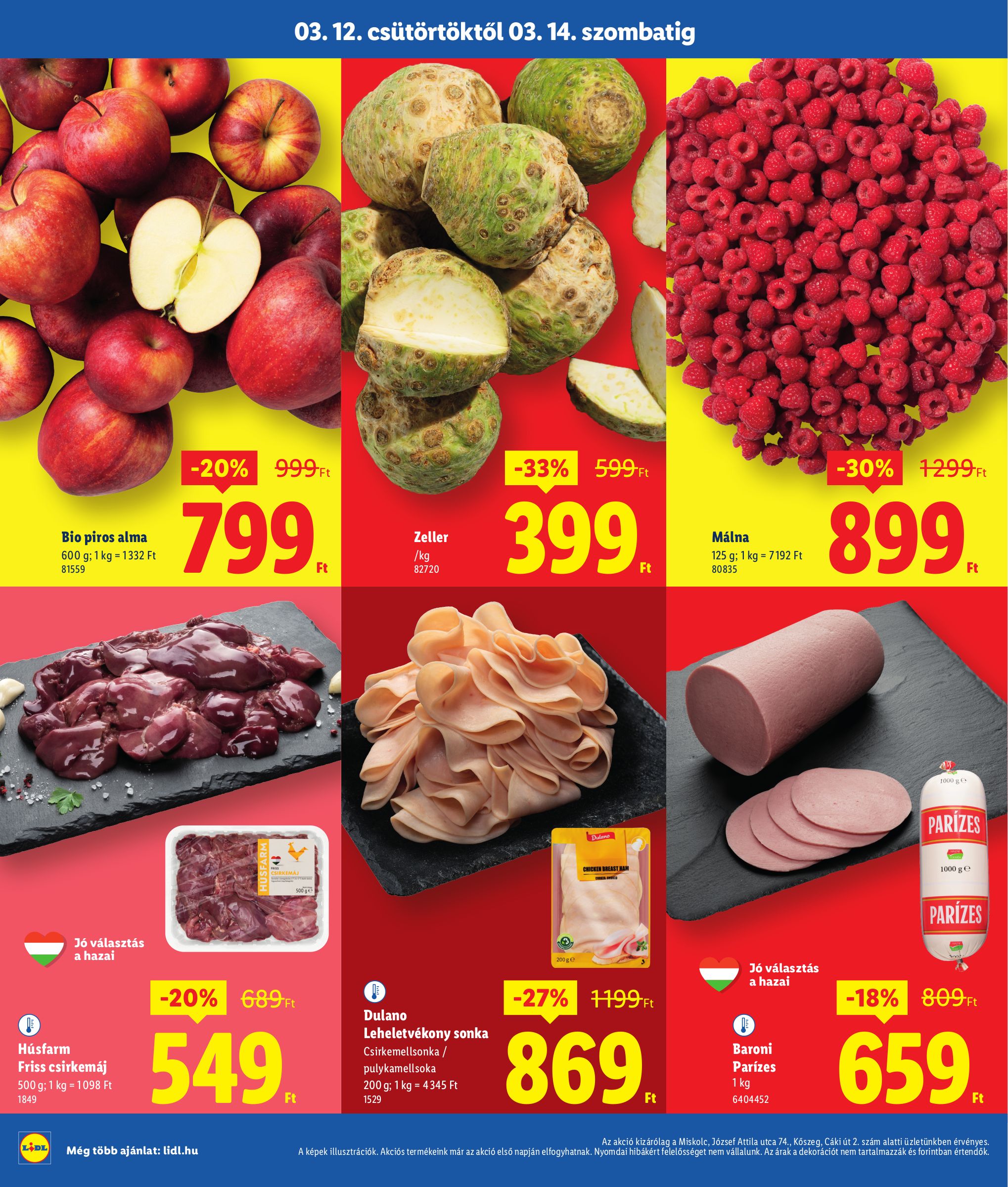 lidl - Lidl - Miskolc, Köszeg akciós újság, érvényes 2026.03.12. - 2026.03.14. - page: 2