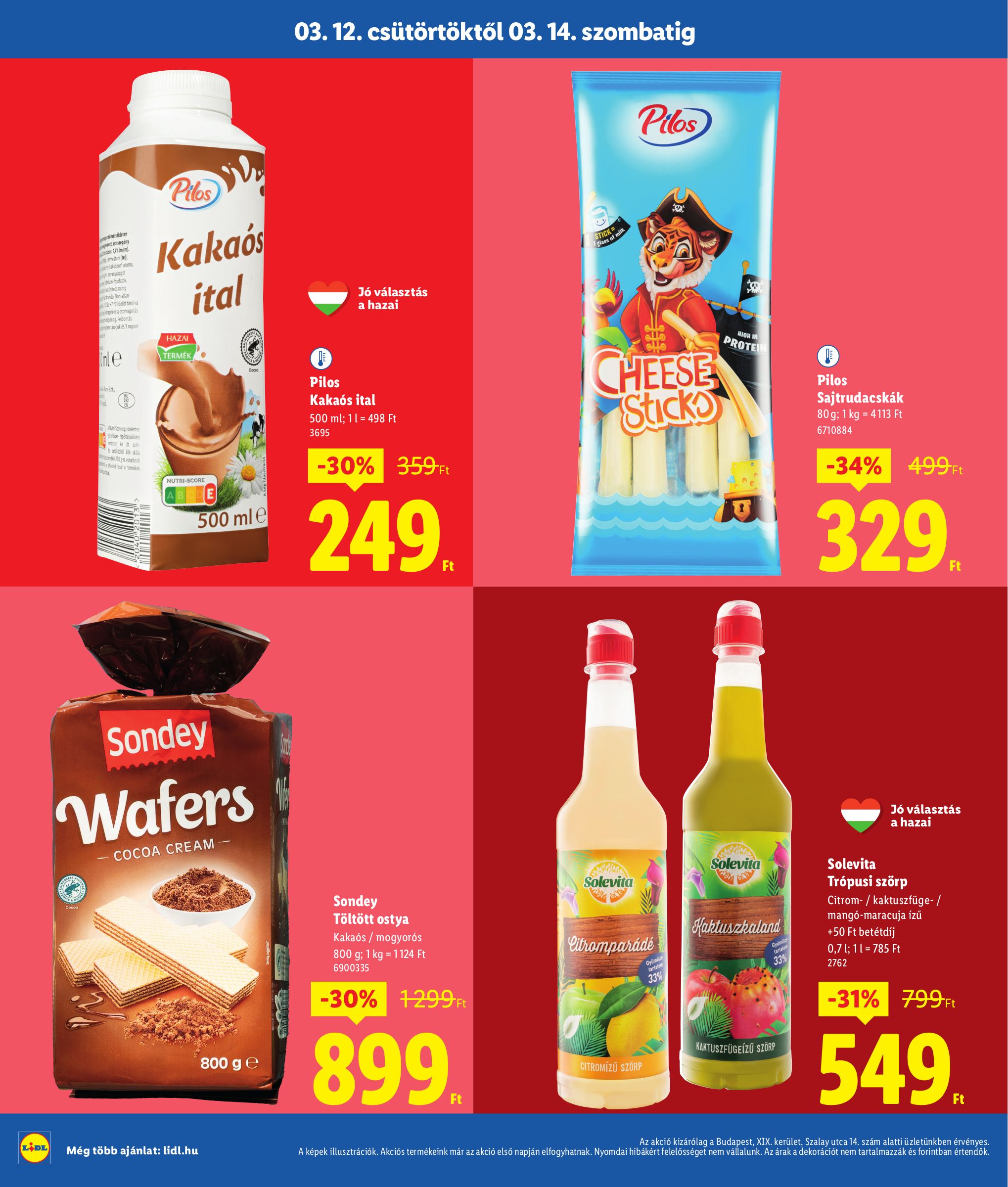 lidl - Lidl - Budapest akciós újság, érvényes 2026.03.12. - 2026.03.14. - page: 4