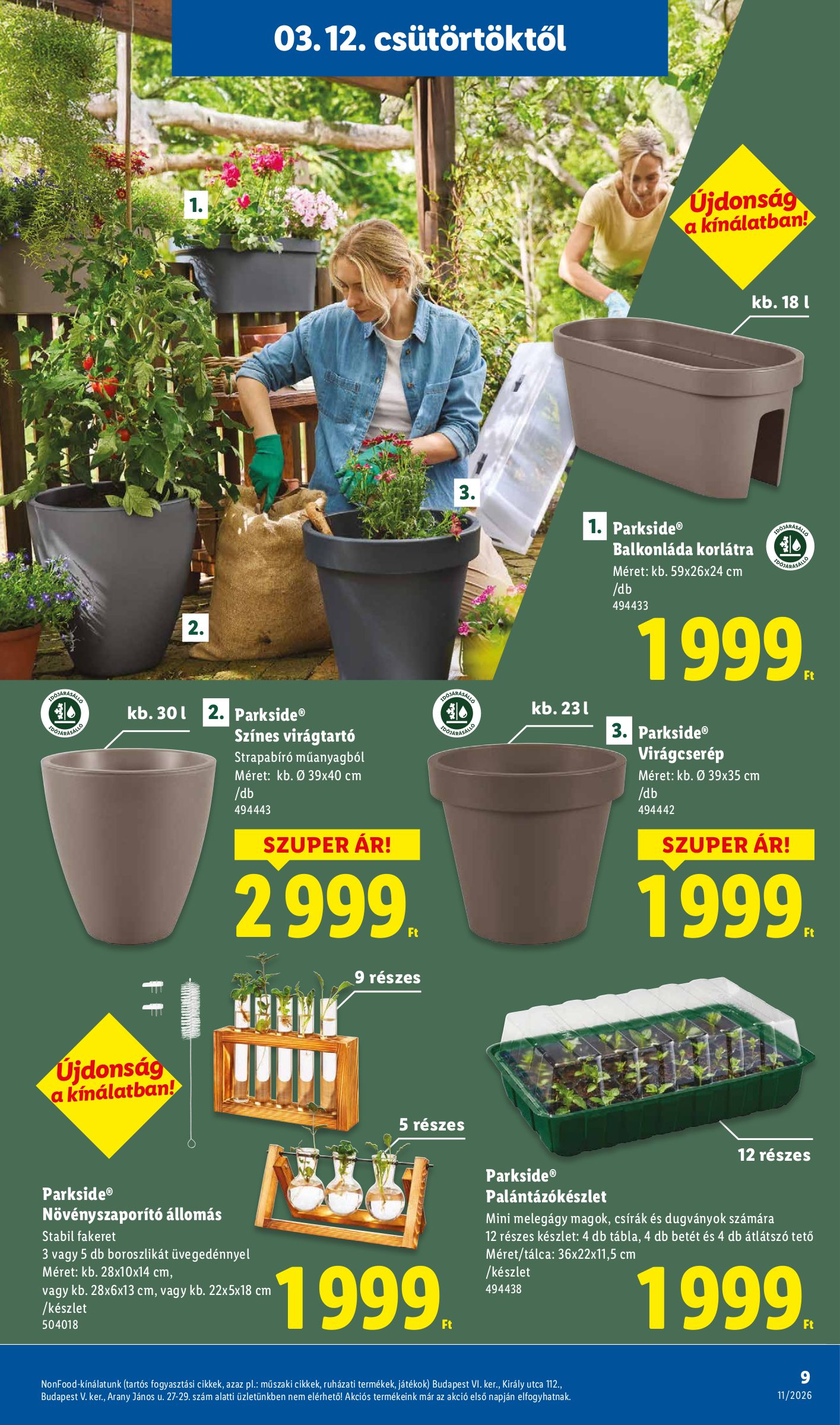 lidl - Lidl - Nonfood akciós újság, érvényes 2026.03.12. - 2026.03.18. - page: 9