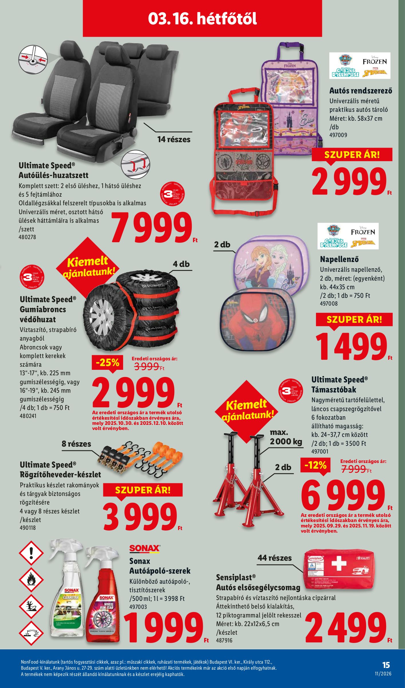 lidl - Lidl - Nonfood akciós újság, érvényes 2026.03.12. - 2026.03.18. - page: 15