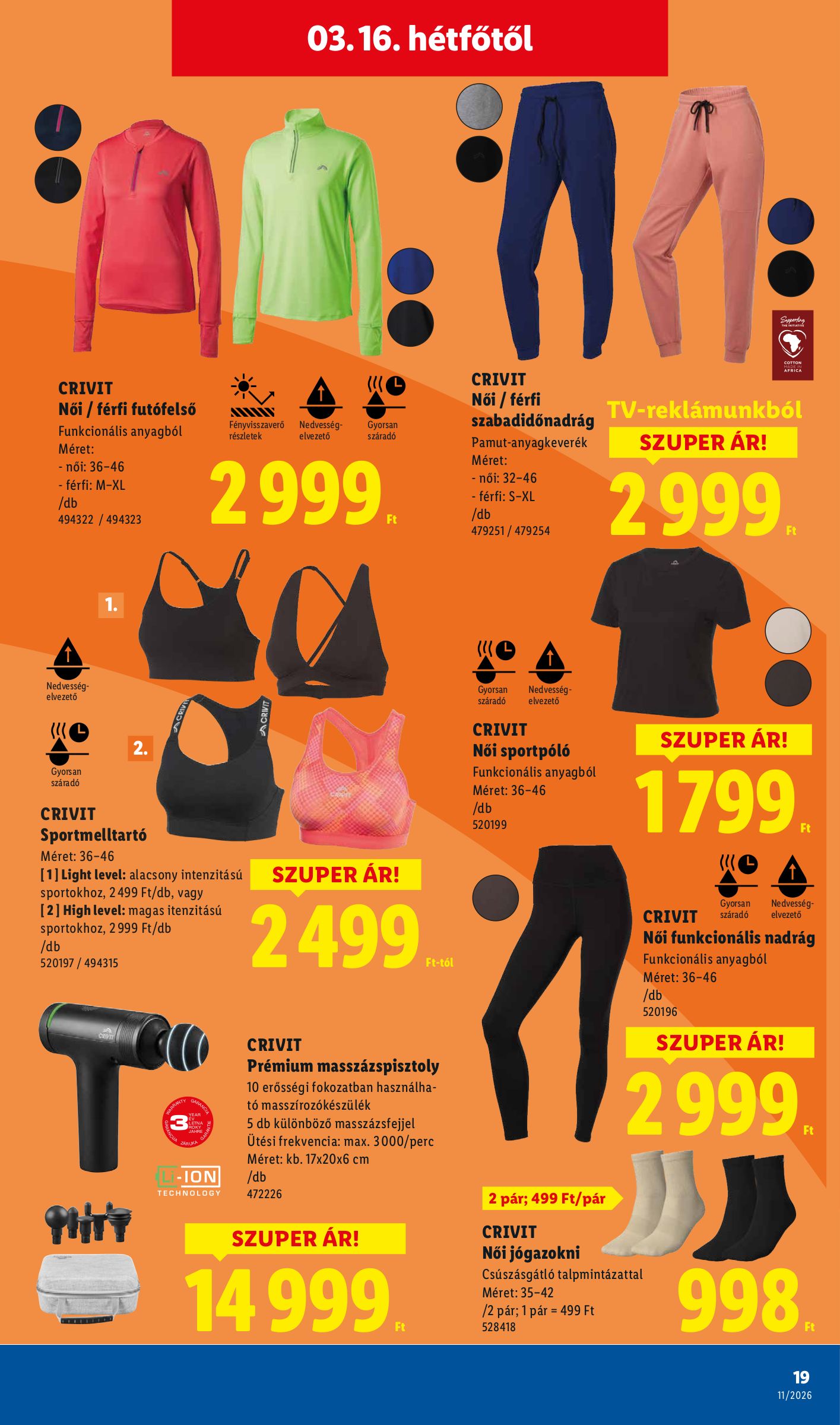 lidl - Lidl - Nonfood akciós újság, érvényes 2026.03.12. - 2026.03.18. - page: 19