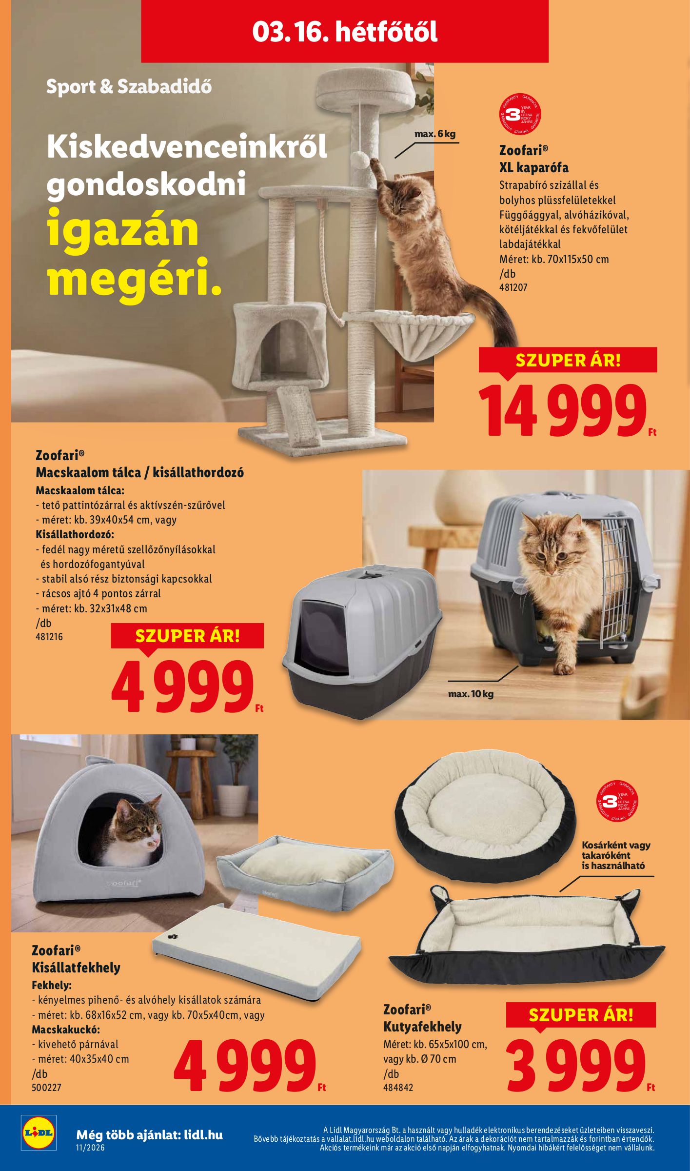 lidl - Lidl - Nonfood akciós újság, érvényes 2026.03.12. - 2026.03.18. - page: 16