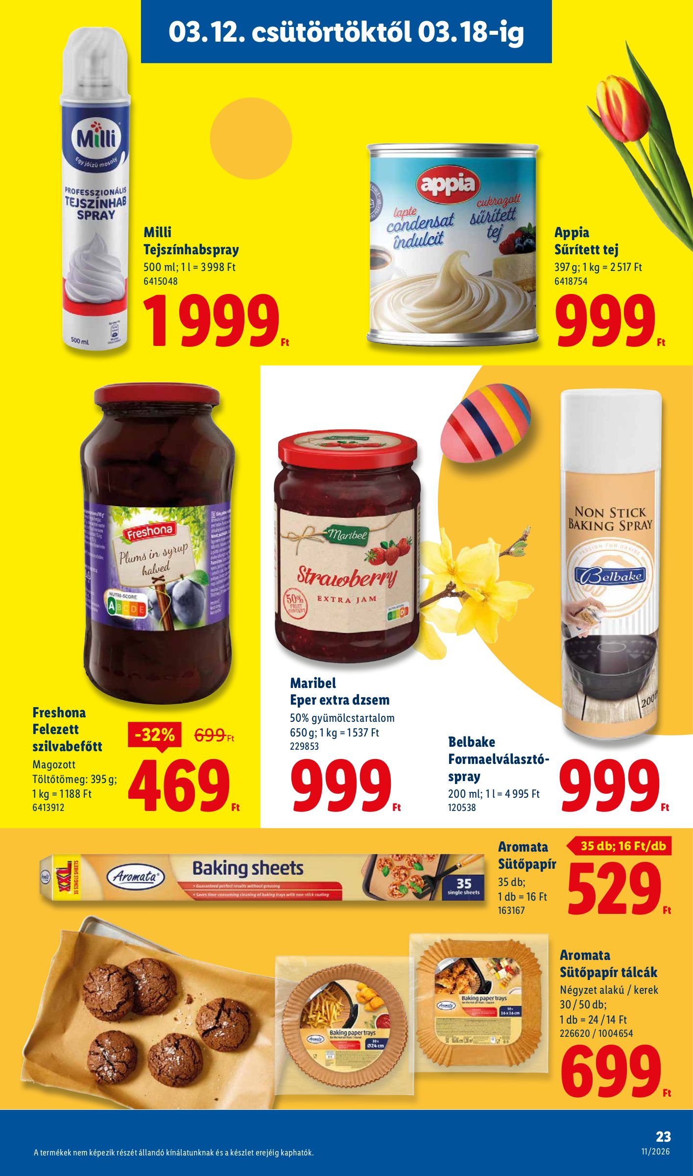 lidl - Lidl akciós újság, érvényes 2026.03.12. - 2026.03.18. - page: 23
