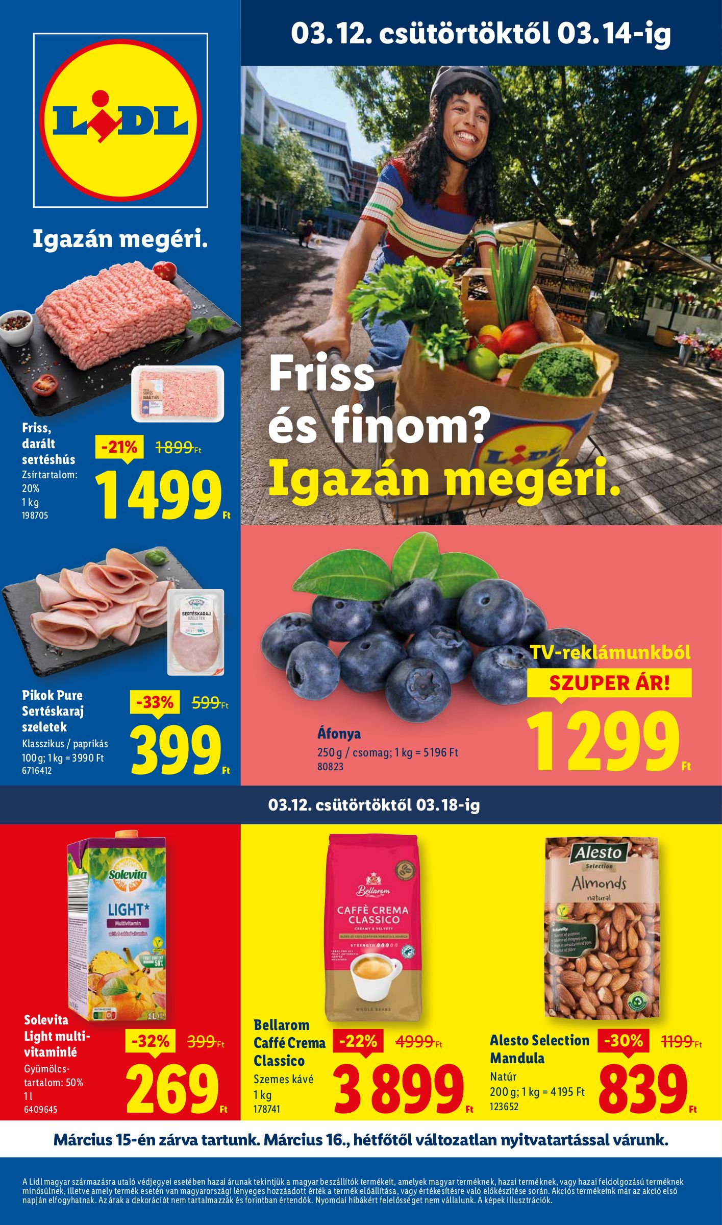 lidl - Lidl akciós újság, érvényes 2026.03.12. - 2026.03.18. - page: 1