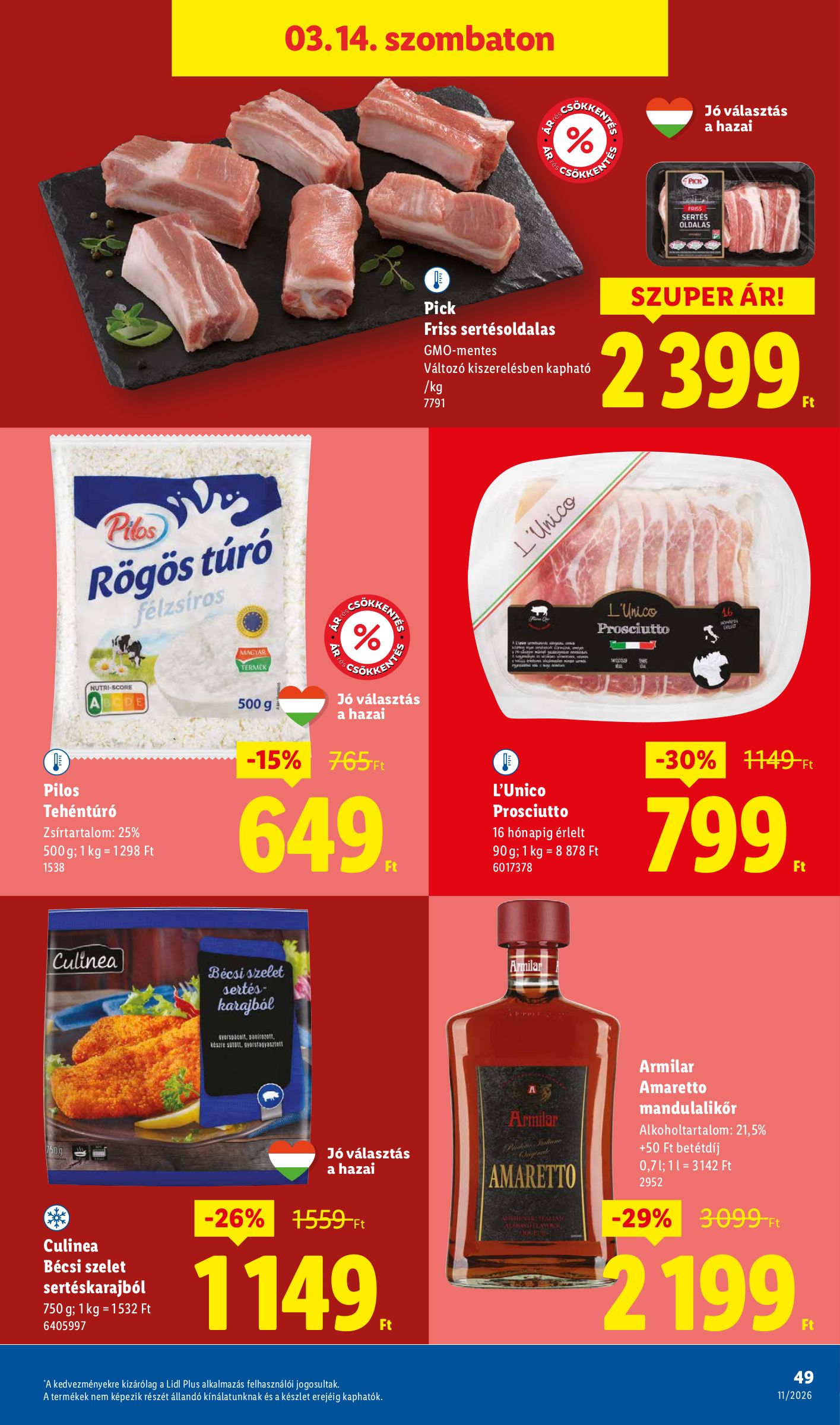 lidl - Lidl akciós újság, érvényes 2026.03.12. - 2026.03.18. - page: 49