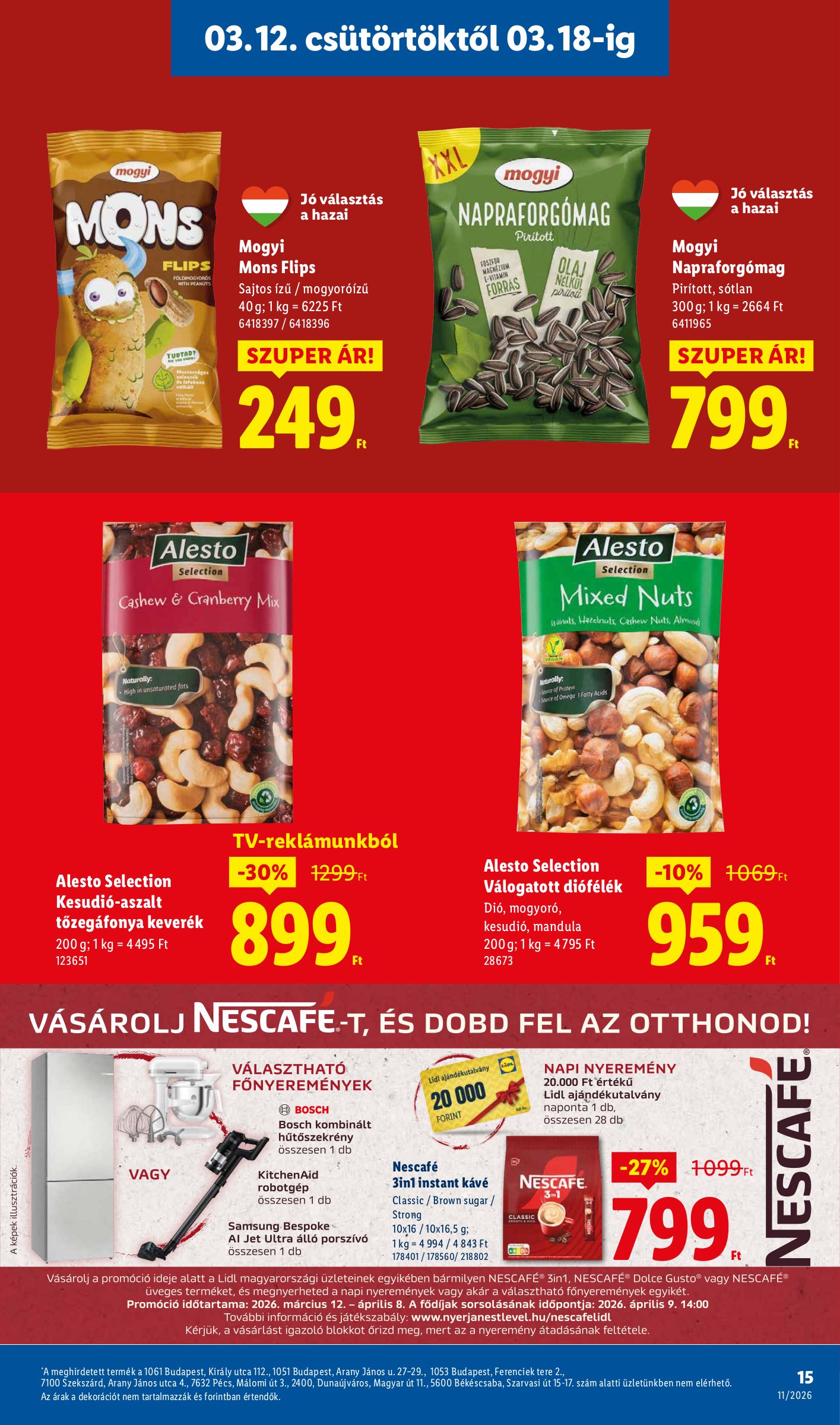 lidl - Lidl akciós újság, érvényes 2026.03.12. - 2026.03.18. - page: 15