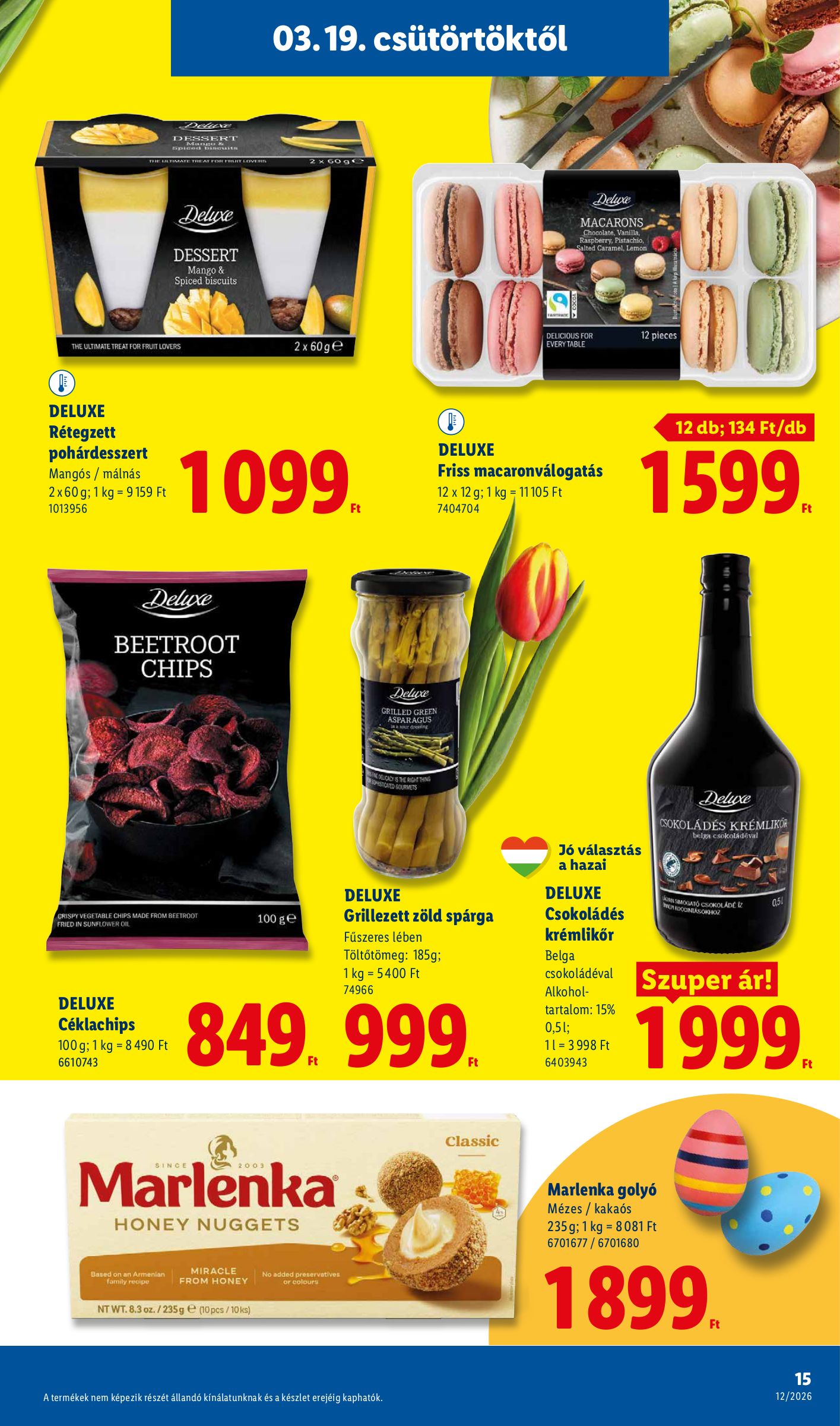 lidl - Lidl akciós újság, érvényes 2026.03.19. - 2026.03.25. - page: 15