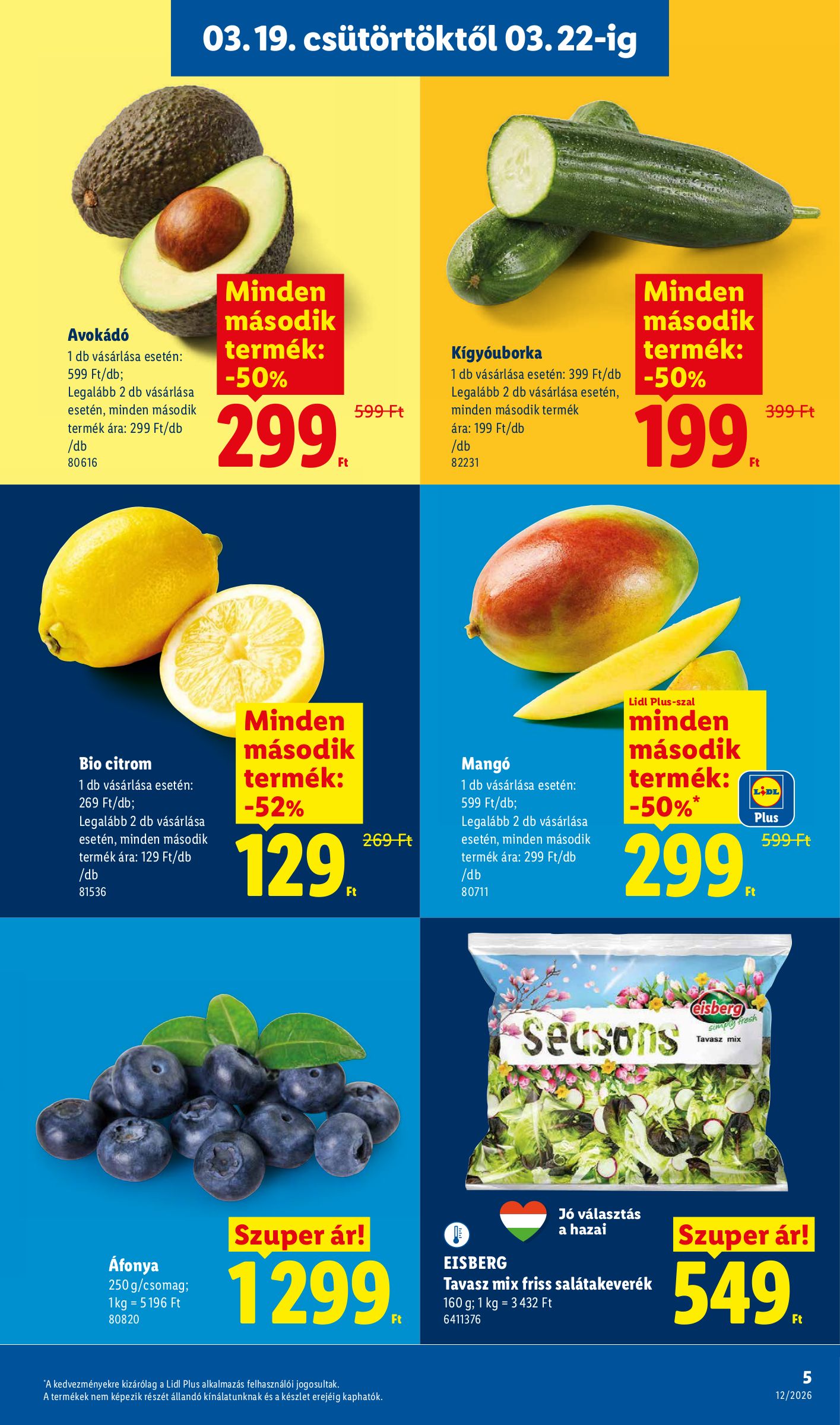 lidl - Lidl akciós újság, érvényes 2026.03.19. - 2026.03.25. - page: 5
