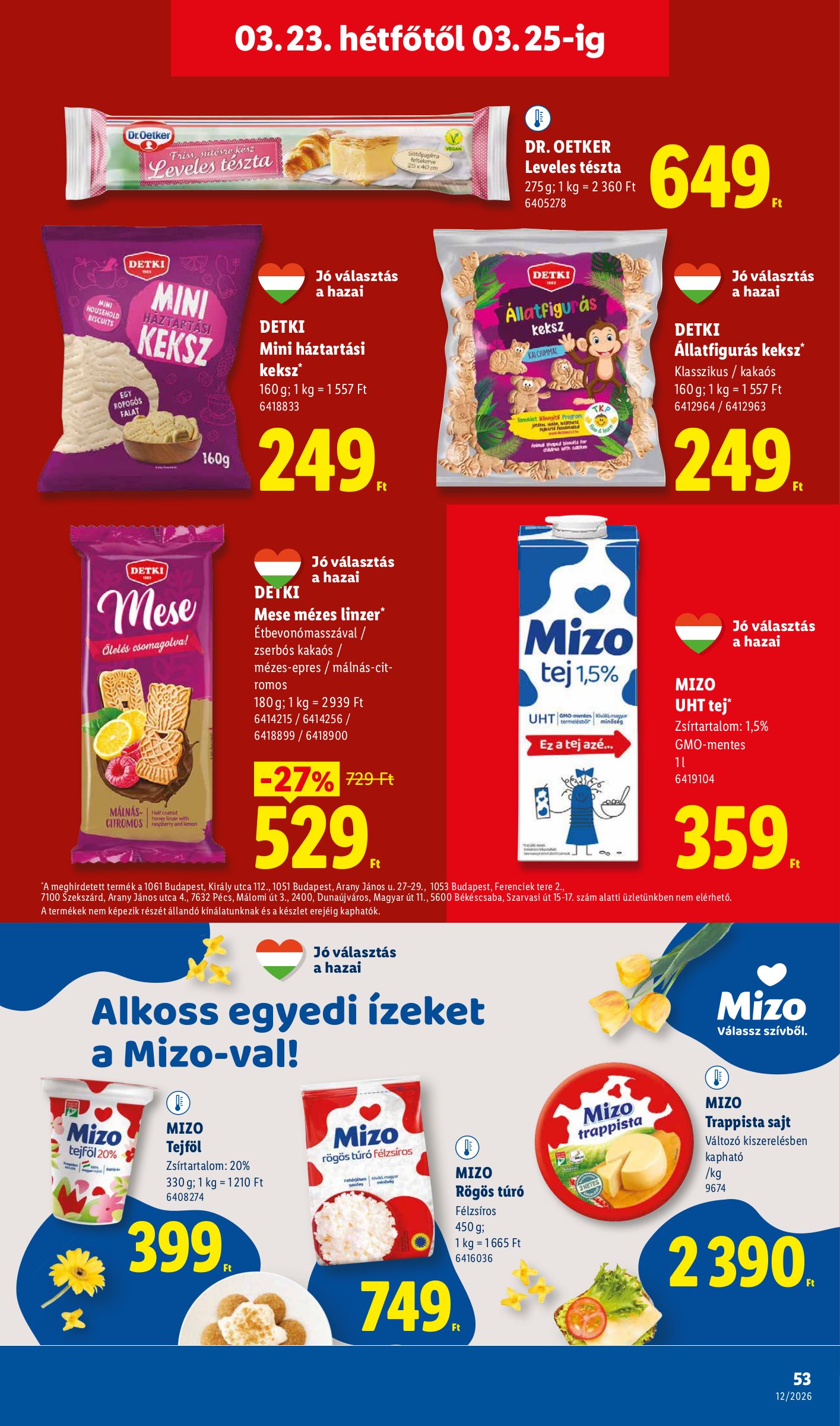 lidl - Lidl akciós újság, érvényes 2026.03.19. - 2026.03.25. - page: 53