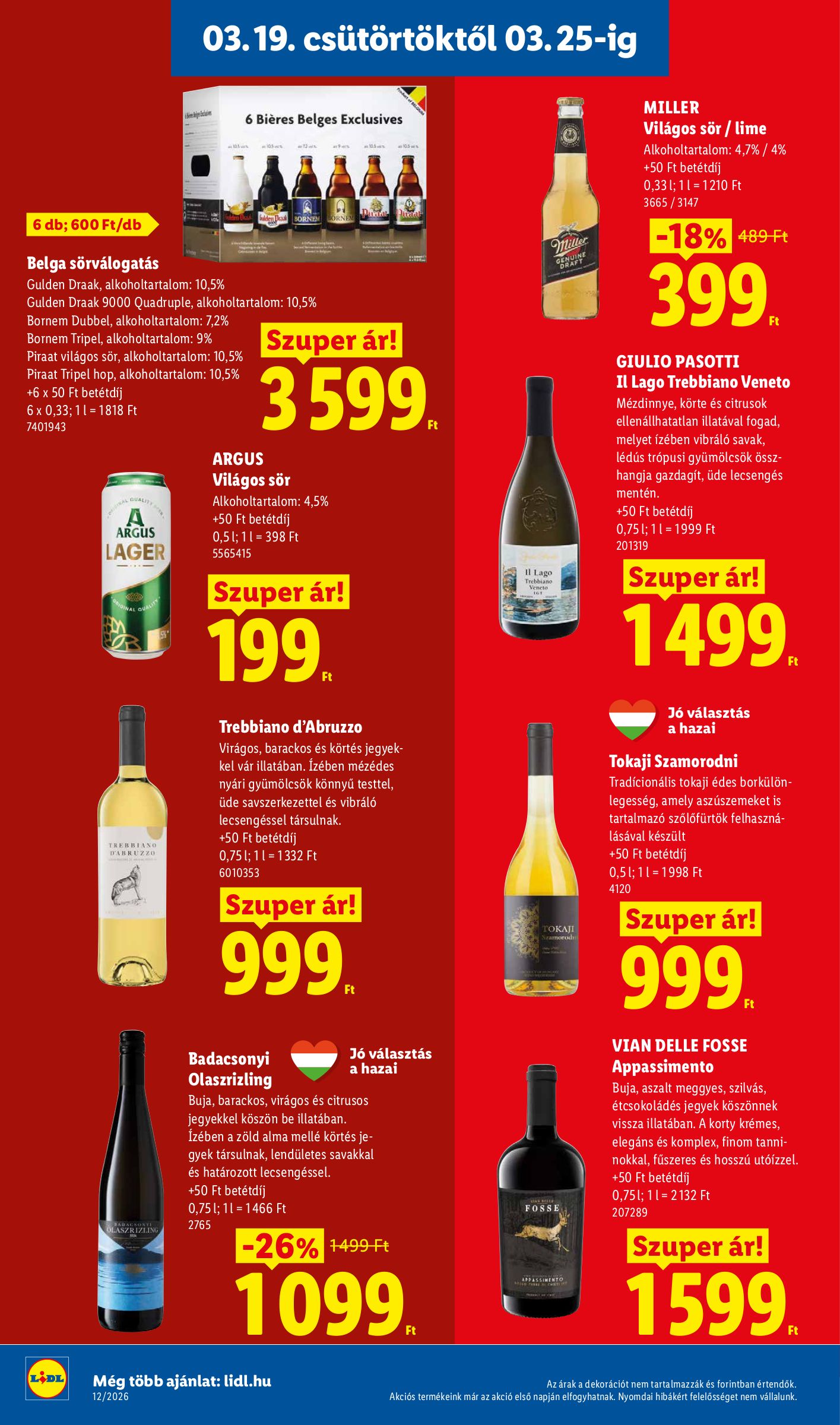 lidl - Lidl akciós újság, érvényes 2026.03.19. - 2026.03.25. - page: 12