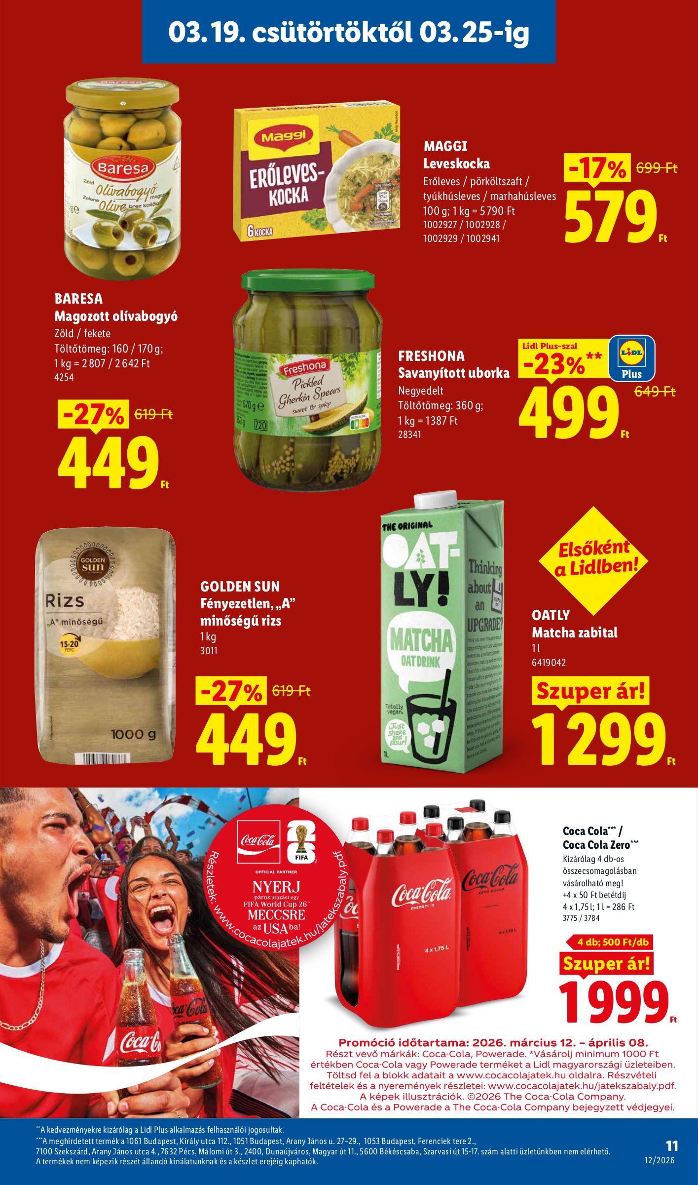 lidl - Lidl akciós újság, érvényes 2026.03.19. - 2026.03.25. - page: 11