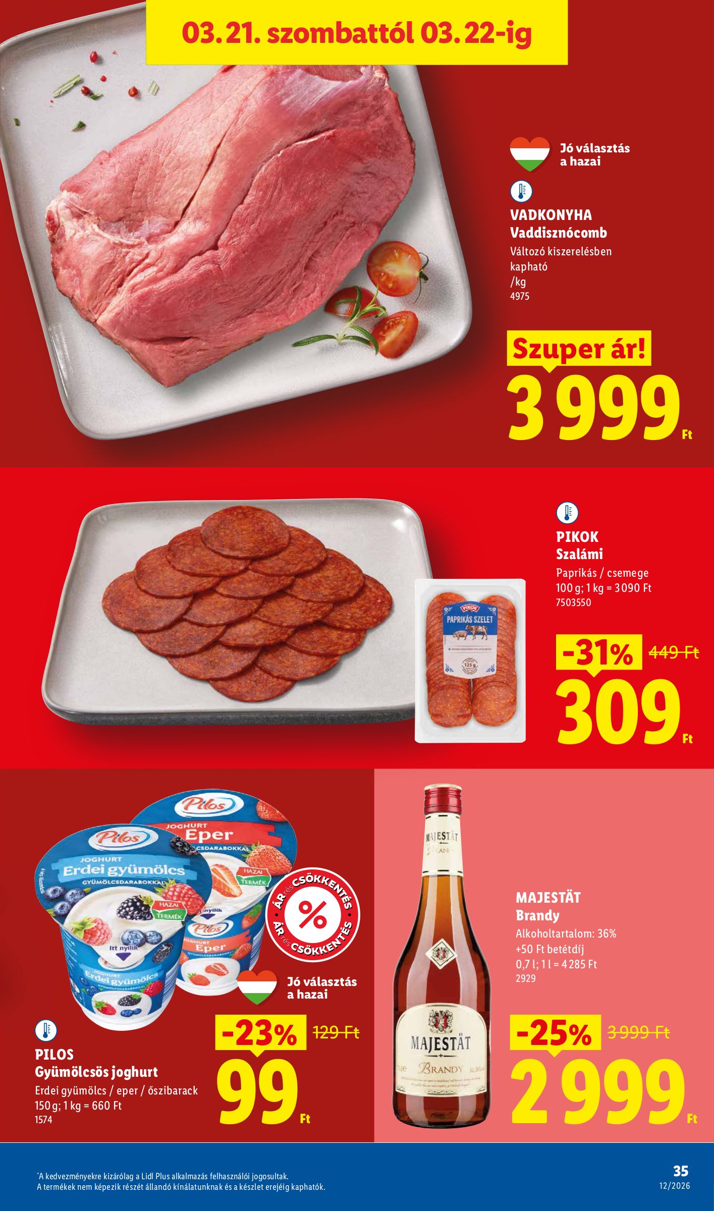 lidl - Lidl akciós újság, érvényes 2026.03.19. - 2026.03.25. - page: 35