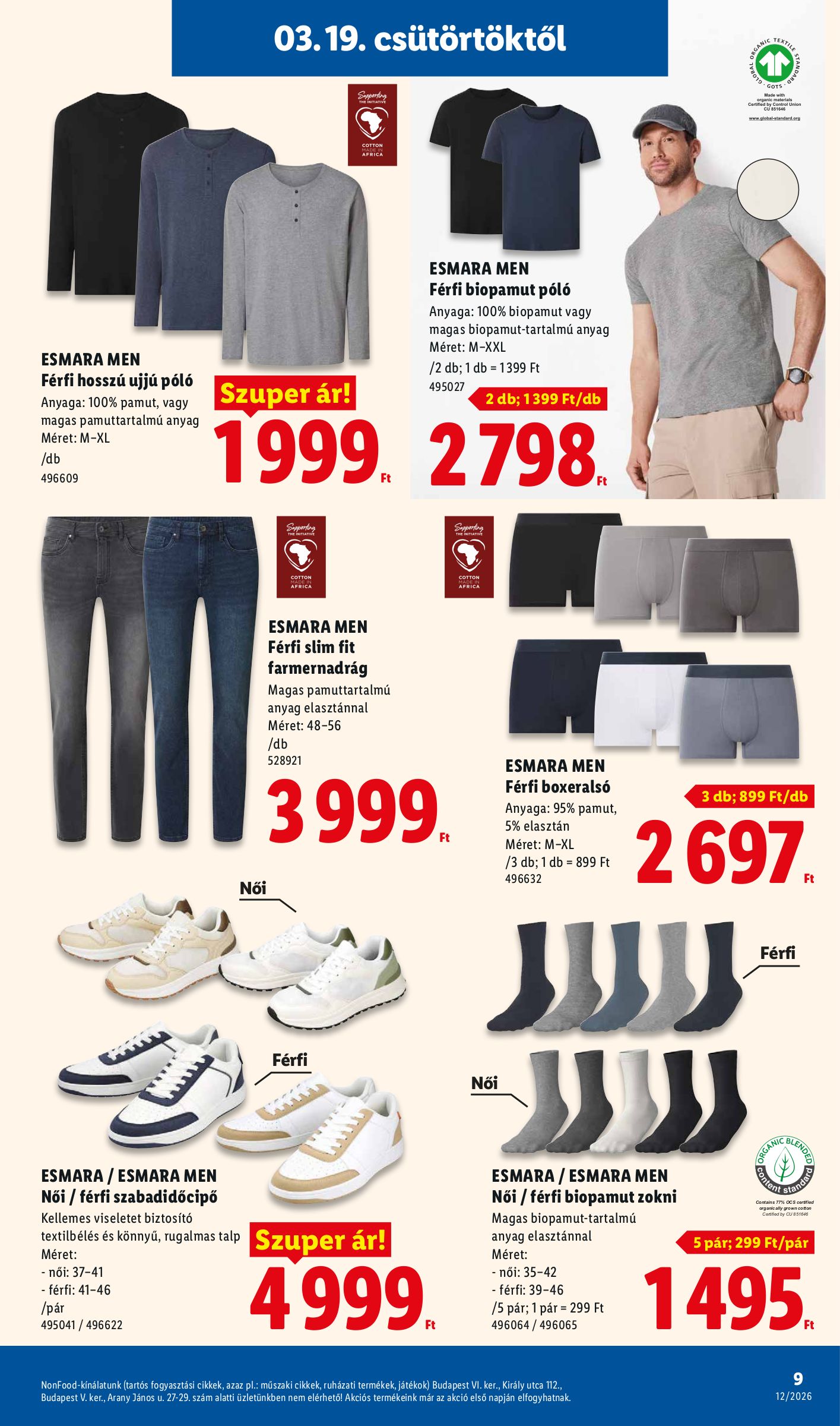 lidl - Lidl - Nonfood akciós újság, érvényes 2026.03.19. - 2026.03.25. - page: 9