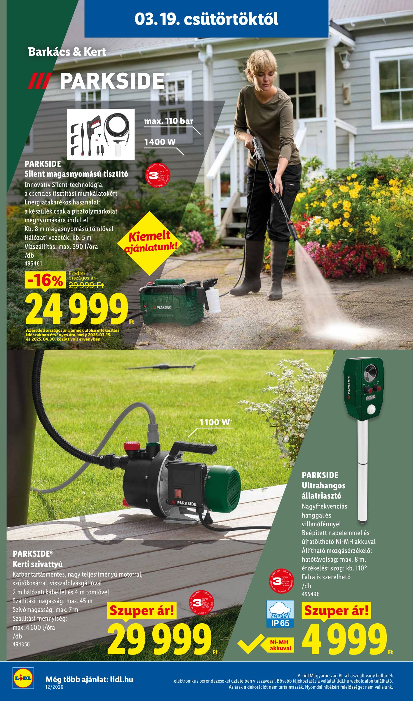 lidl - Lidl - Nonfood akciós újság, érvényes 2026.03.19. - 2026.03.25. - page: 6