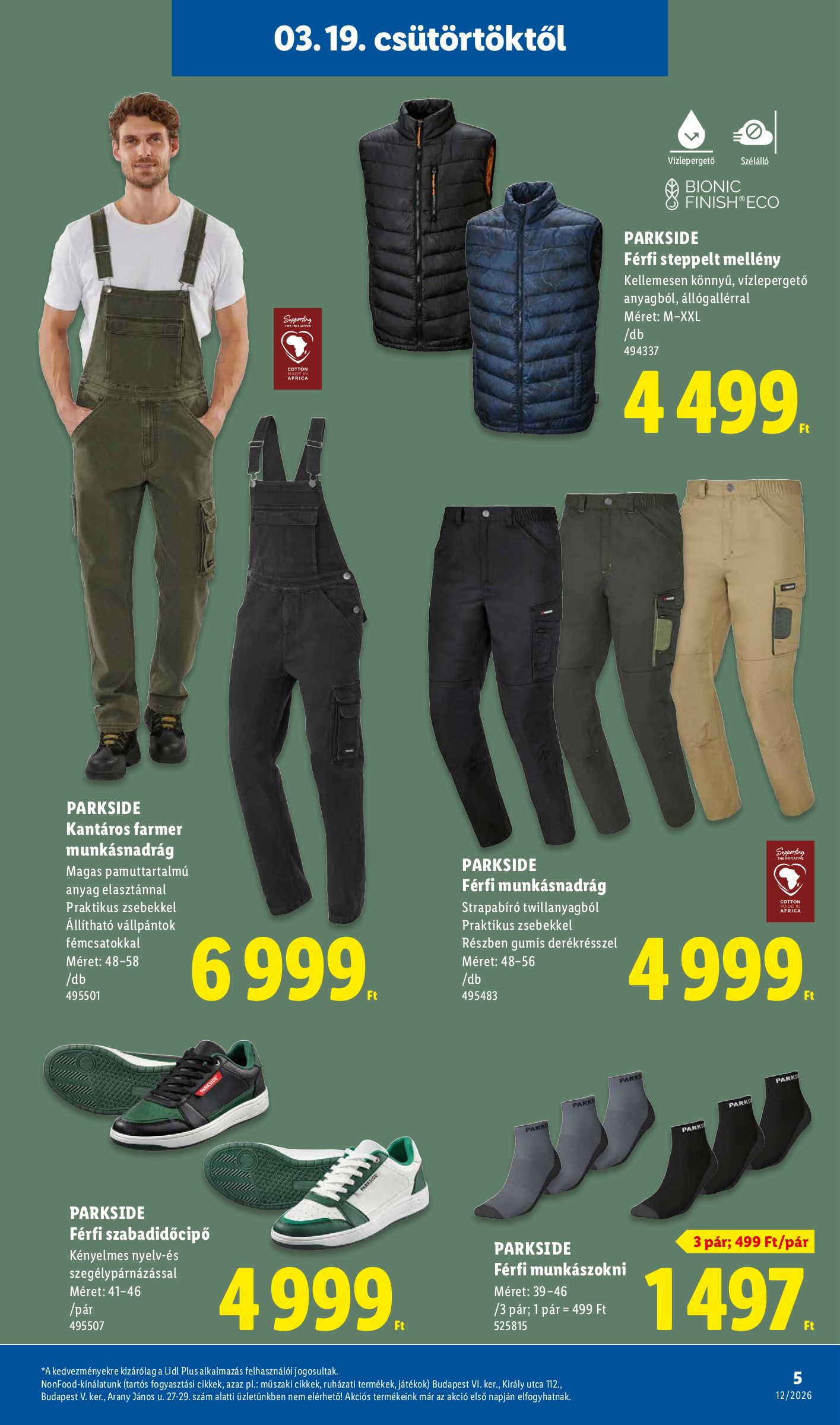 lidl - Lidl - Nonfood akciós újság, érvényes 2026.03.19. - 2026.03.25. - page: 5