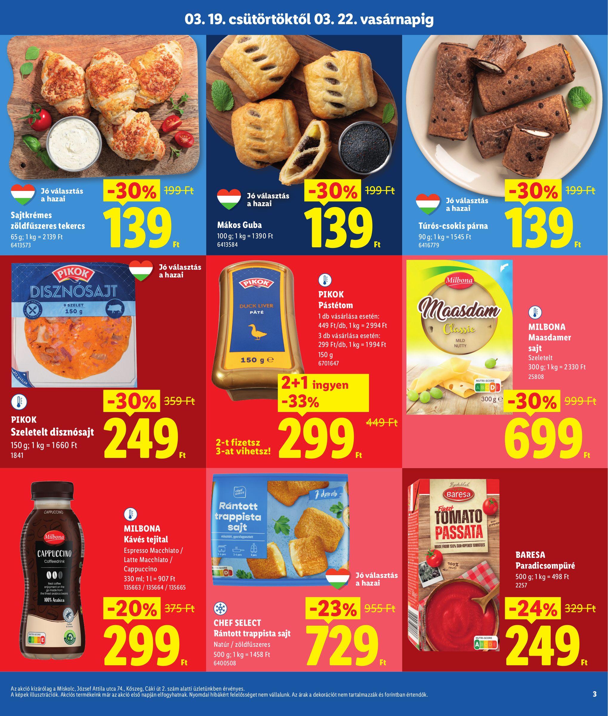 lidl - Lidl - Miskolc, Köszeg akciós újság, érvényes 2026.03.19. - 2026.03.22. - page: 3
