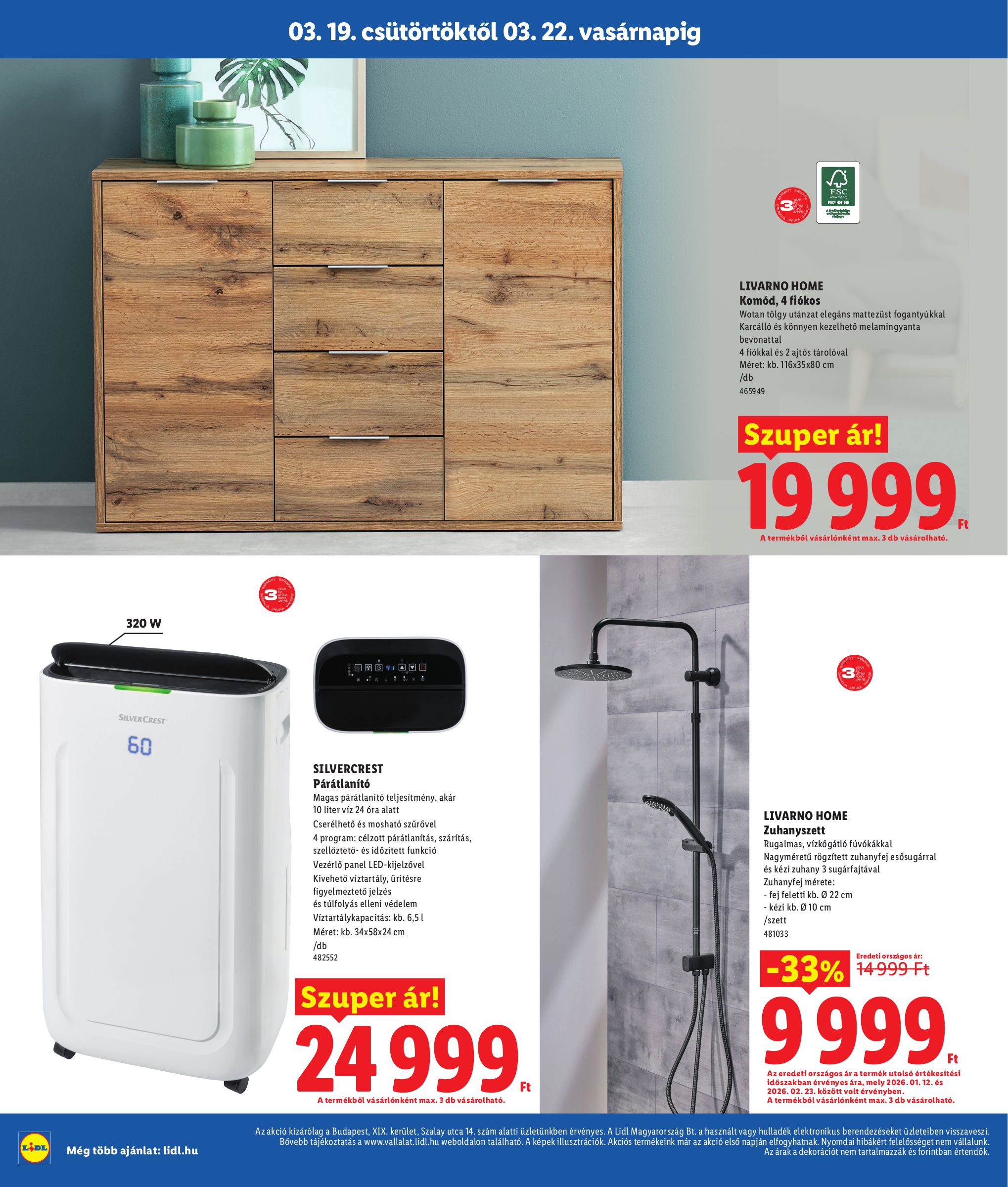 lidl - Lidl - Budapest akciós újság, érvényes 2026.03.19. - 2026.03.22. - page: 6