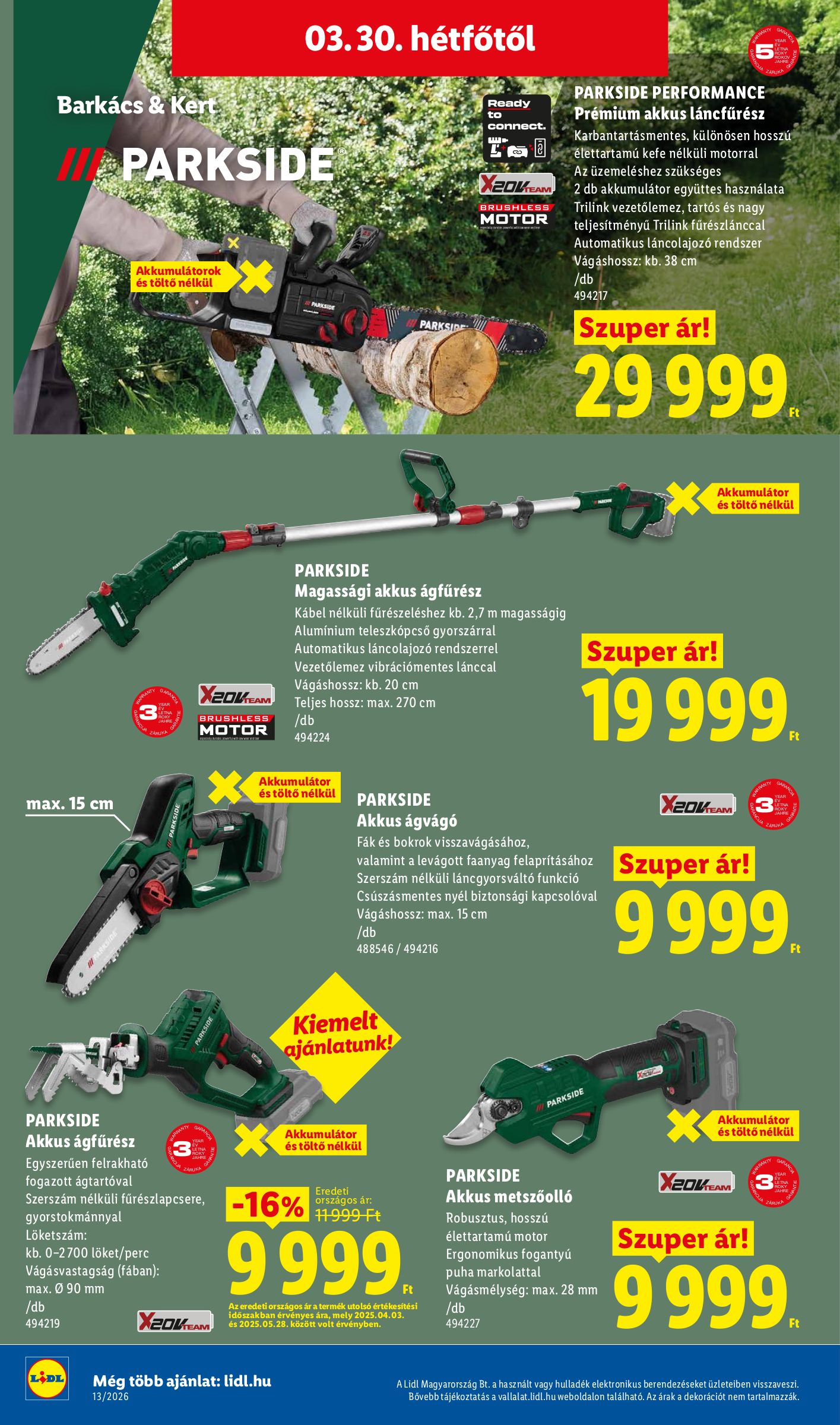 lidl - Lidl - Nonfood akciós újság, érvényes 2026.03.26. - 2026.04.01. - page: 16