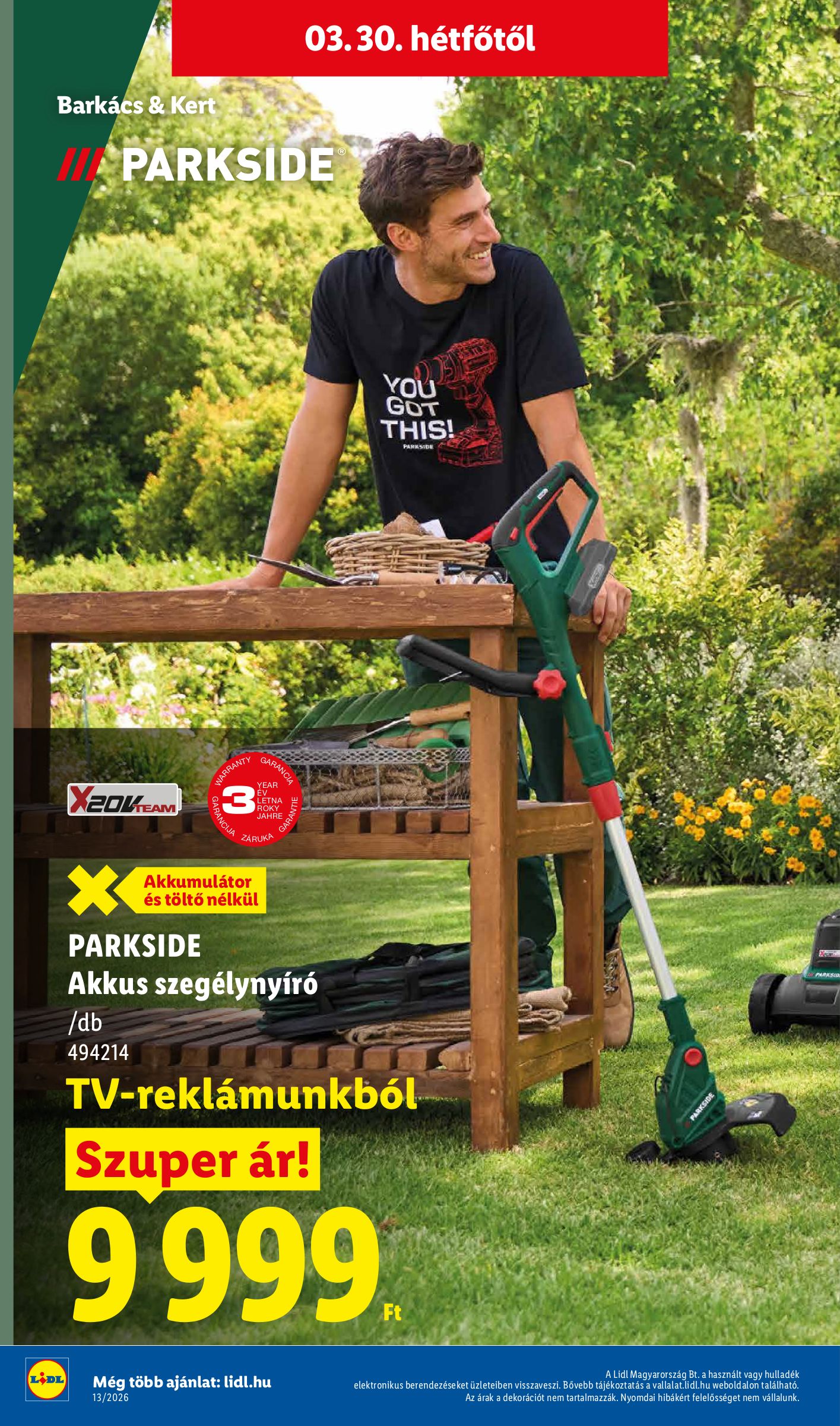 lidl - Lidl - Nonfood akciós újság, érvényes 2026.03.26. - 2026.04.01. - page: 12