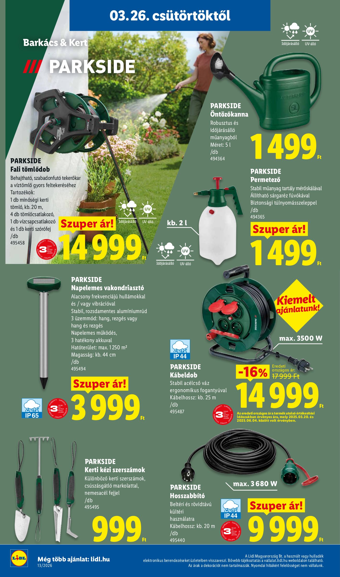 lidl - Lidl - Nonfood akciós újság, érvényes 2026.03.26. - 2026.04.01. - page: 4