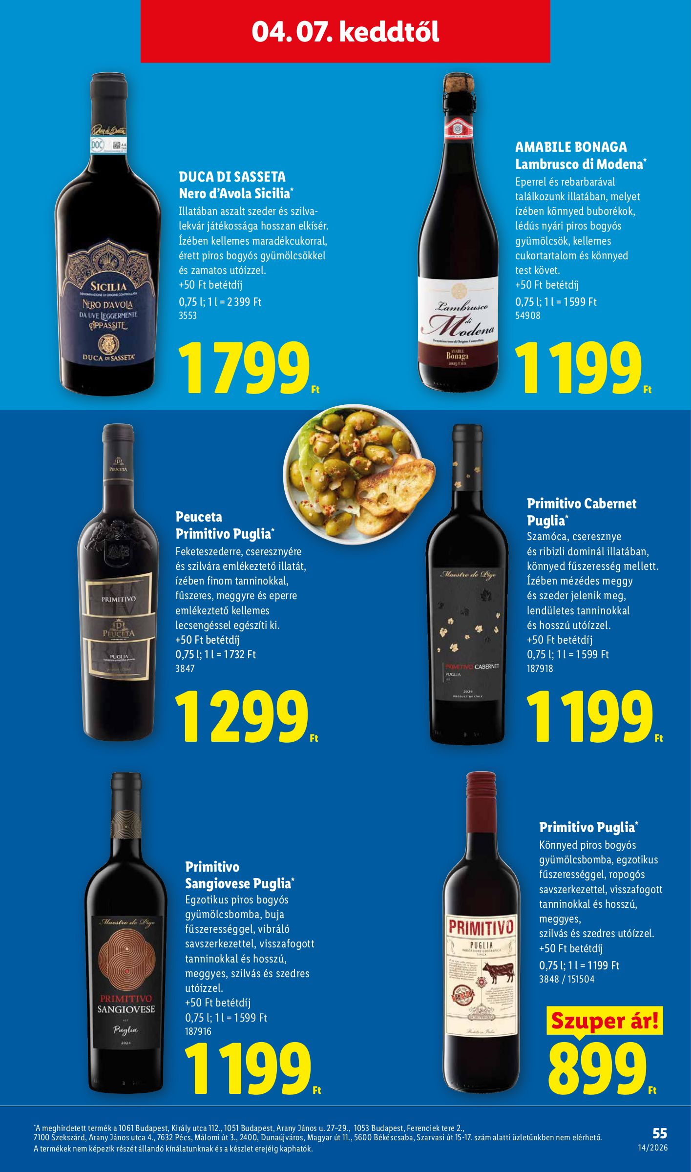 lidl - Lidl akciós újság, érvényes 2026.04.01. - 2026.04.08. - page: 55