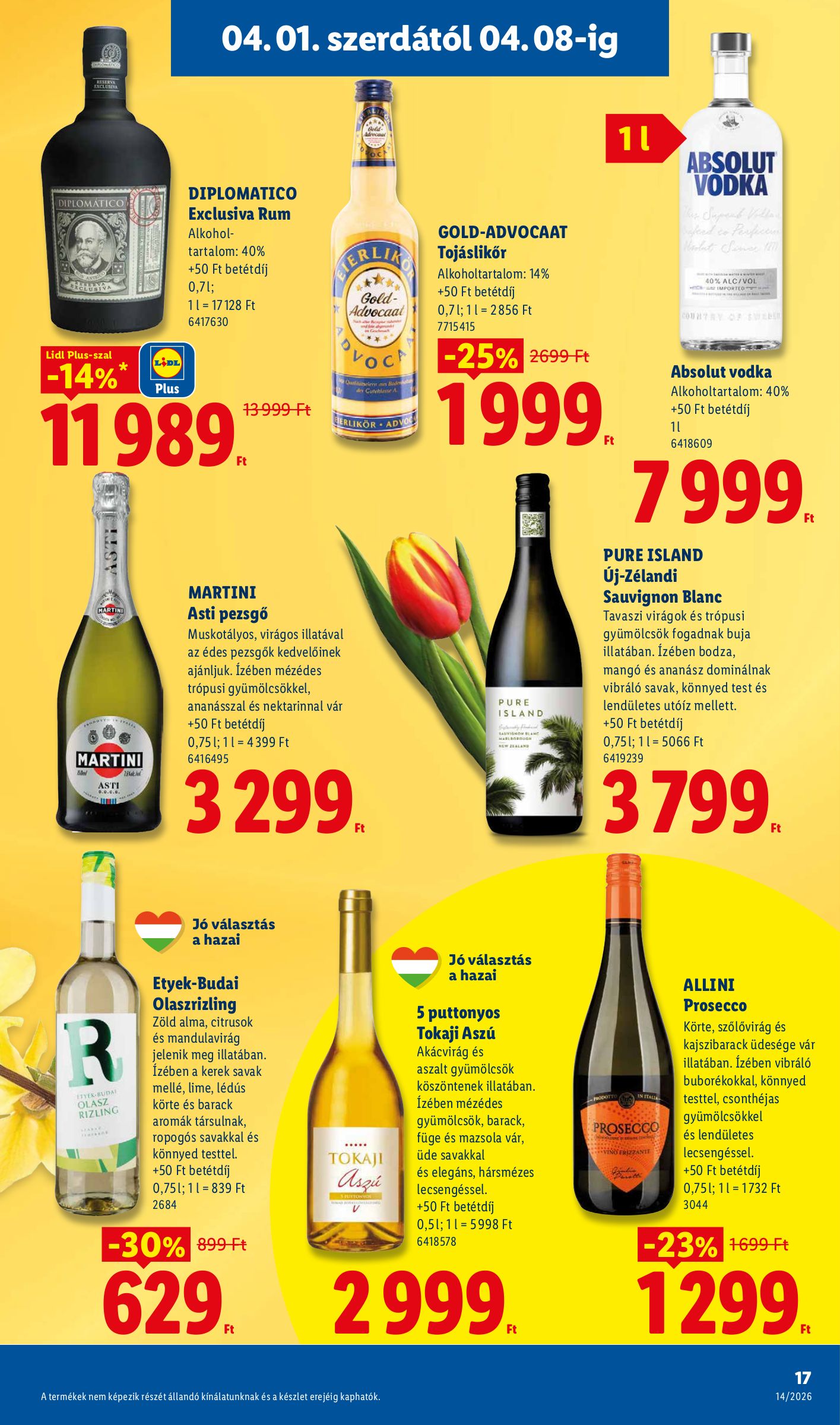 lidl - Lidl akciós újság, érvényes 2026.04.01. - 2026.04.08. - page: 17