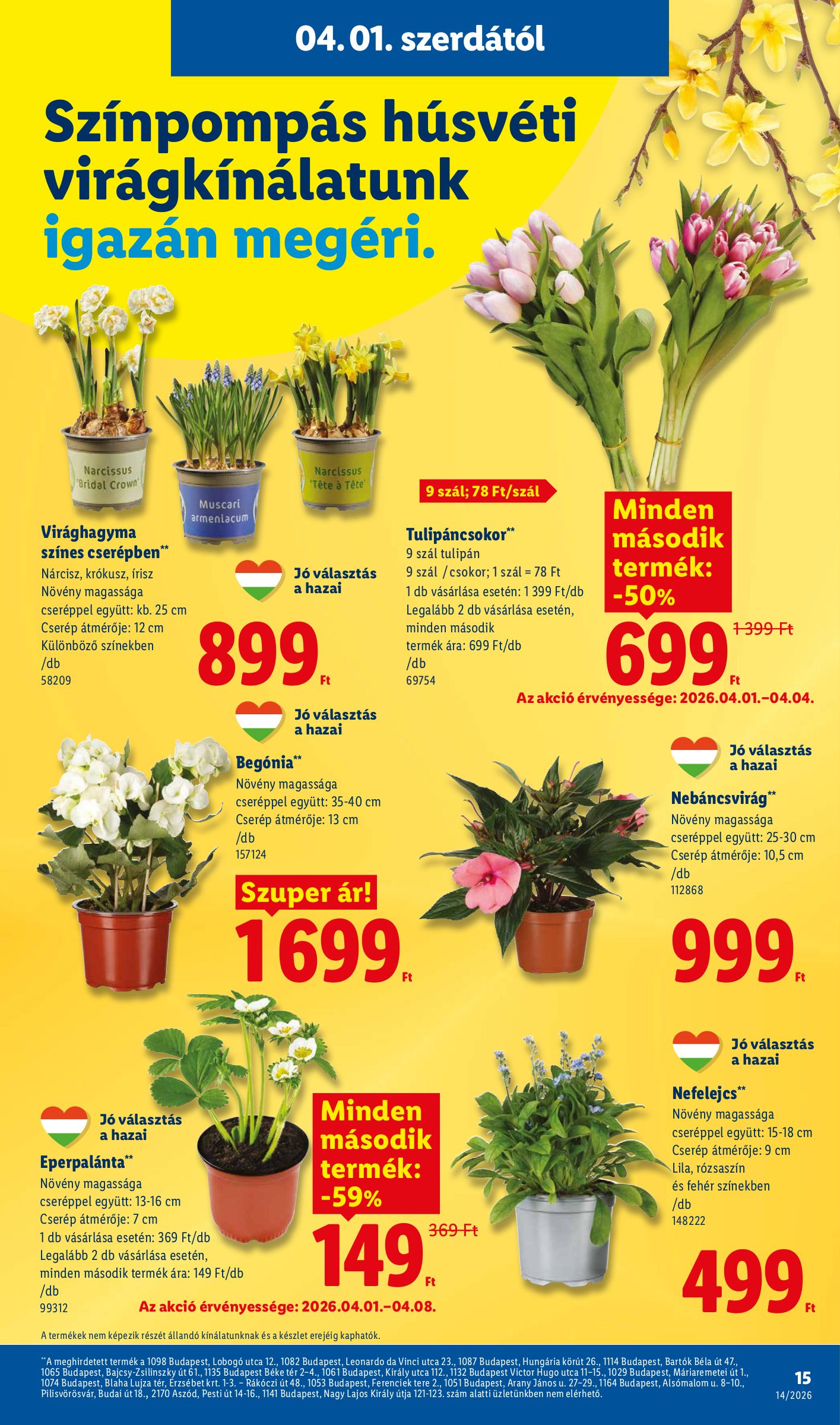 lidl - Lidl akciós újság, érvényes 2026.04.01. - 2026.04.08. - page: 15