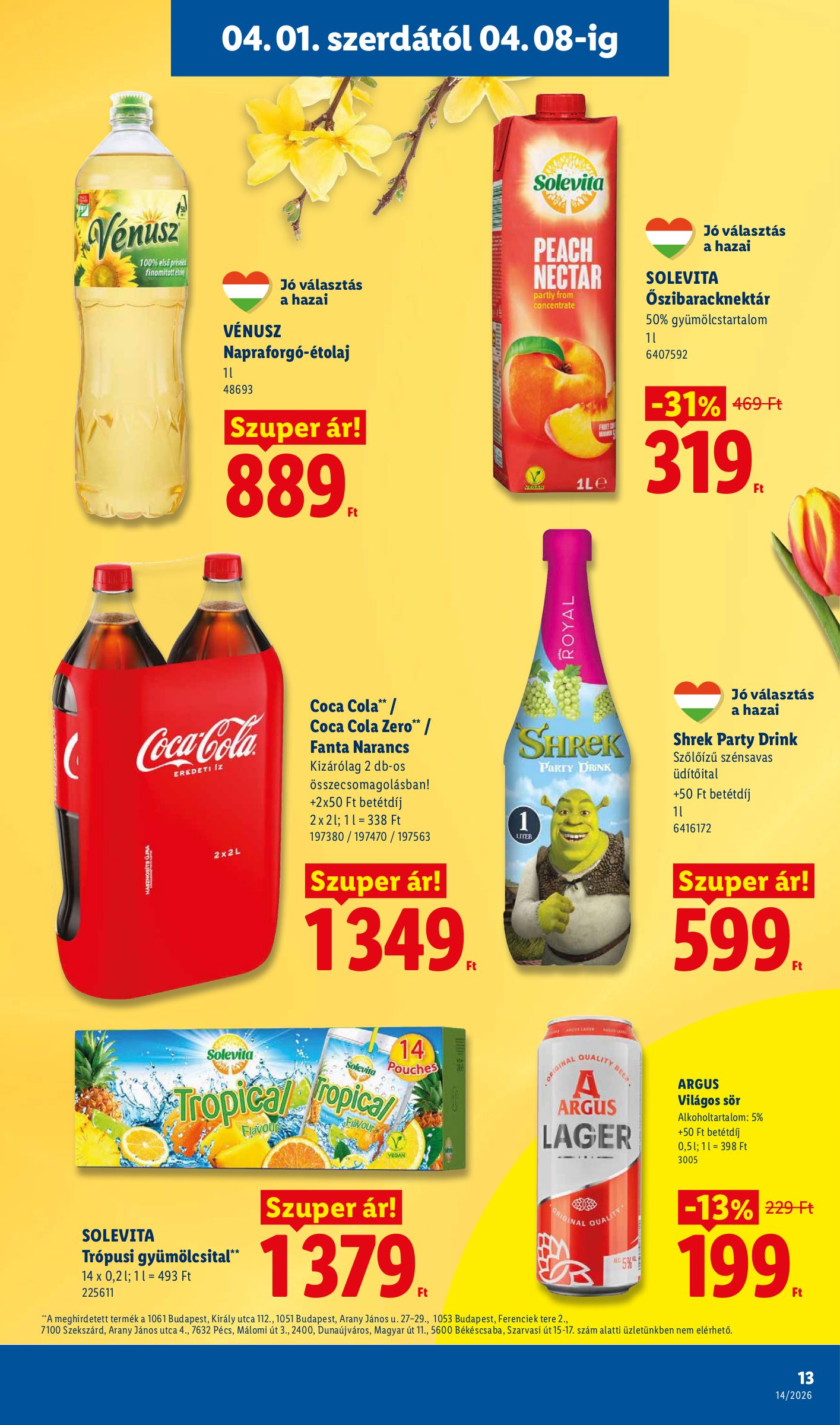 lidl - Lidl akciós újság, érvényes 2026.04.01. - 2026.04.08. - page: 13