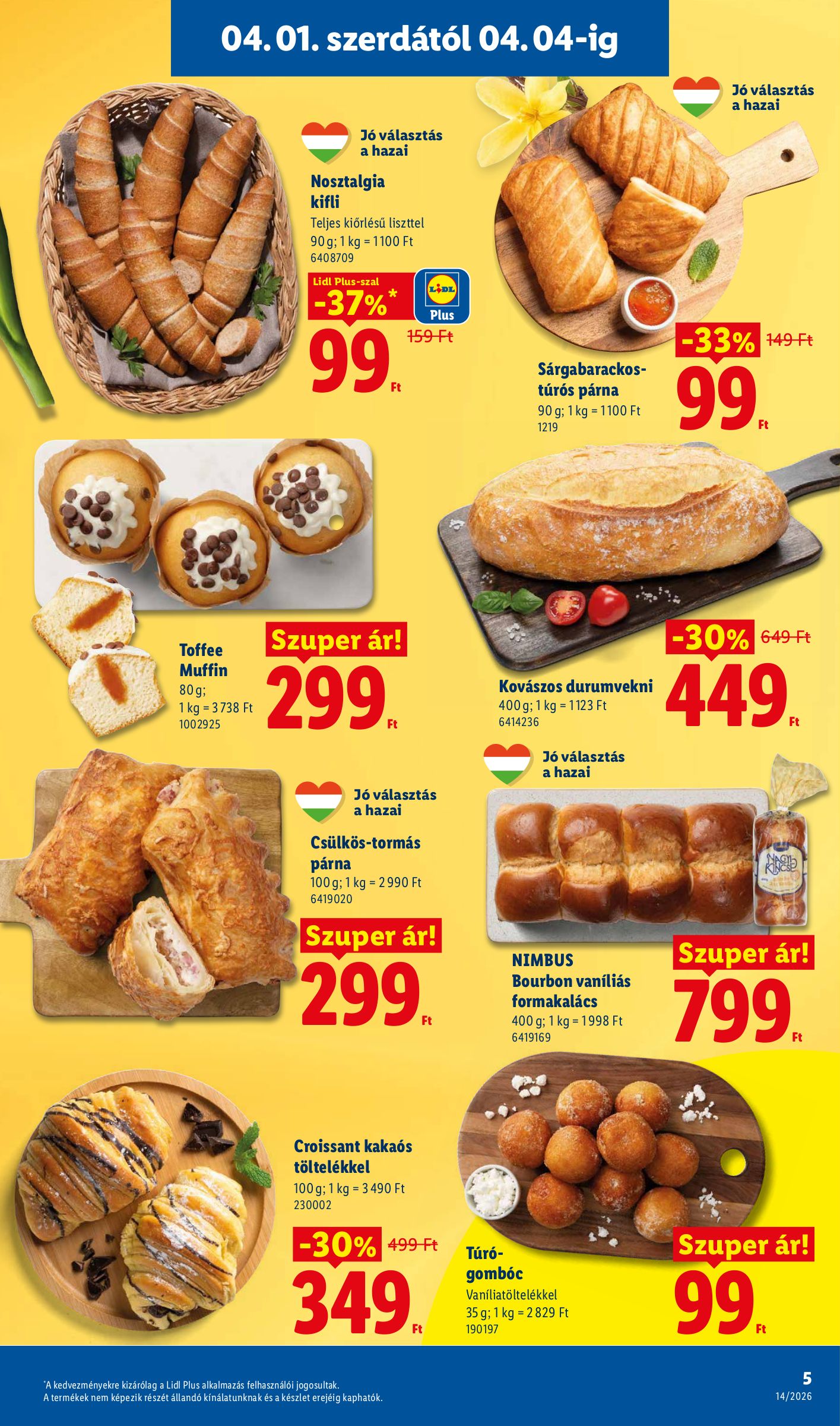 lidl - Lidl akciós újság, érvényes 2026.04.01. - 2026.04.08. - page: 5
