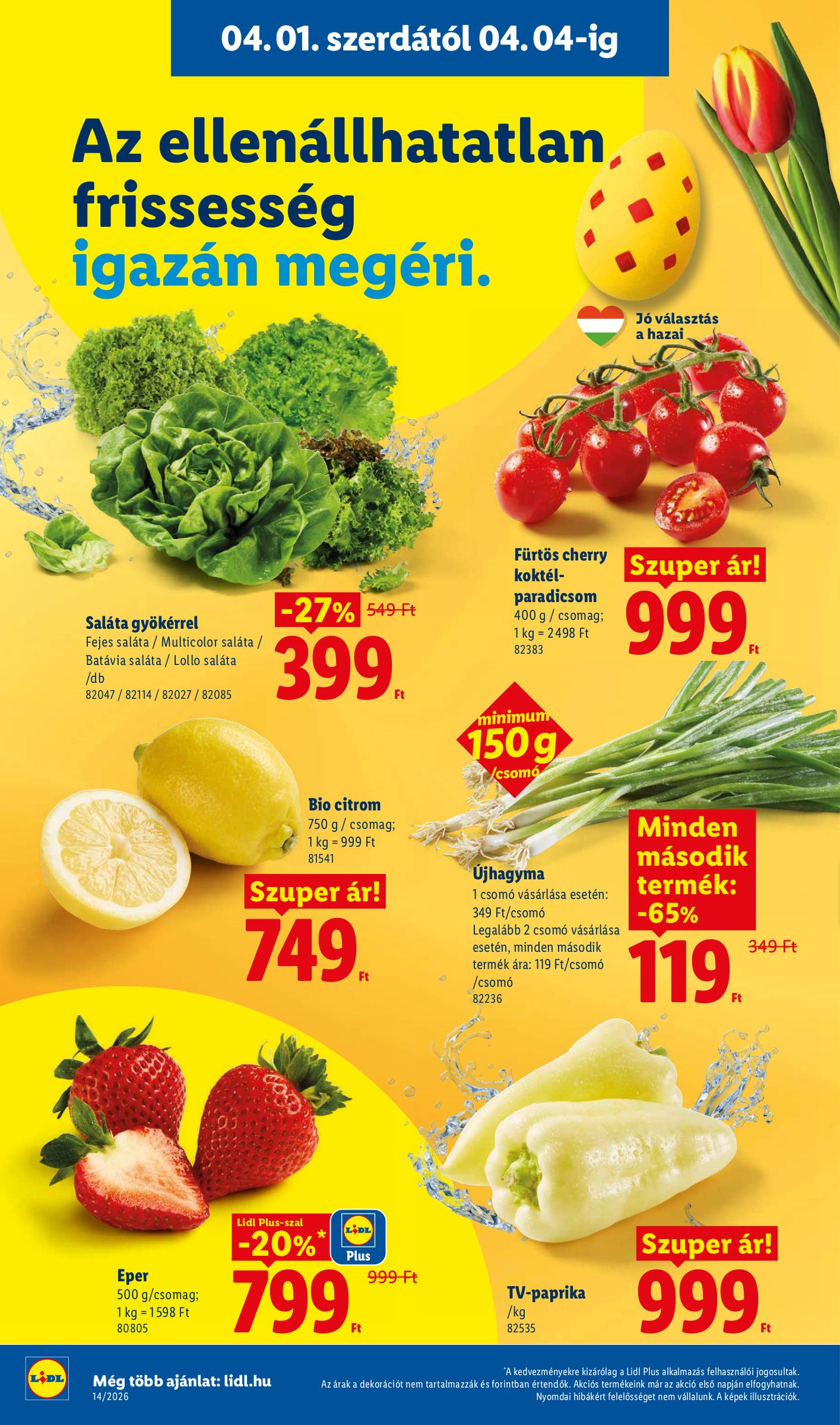 lidl - Lidl akciós újság, érvényes 2026.04.01. - 2026.04.08. - page: 4