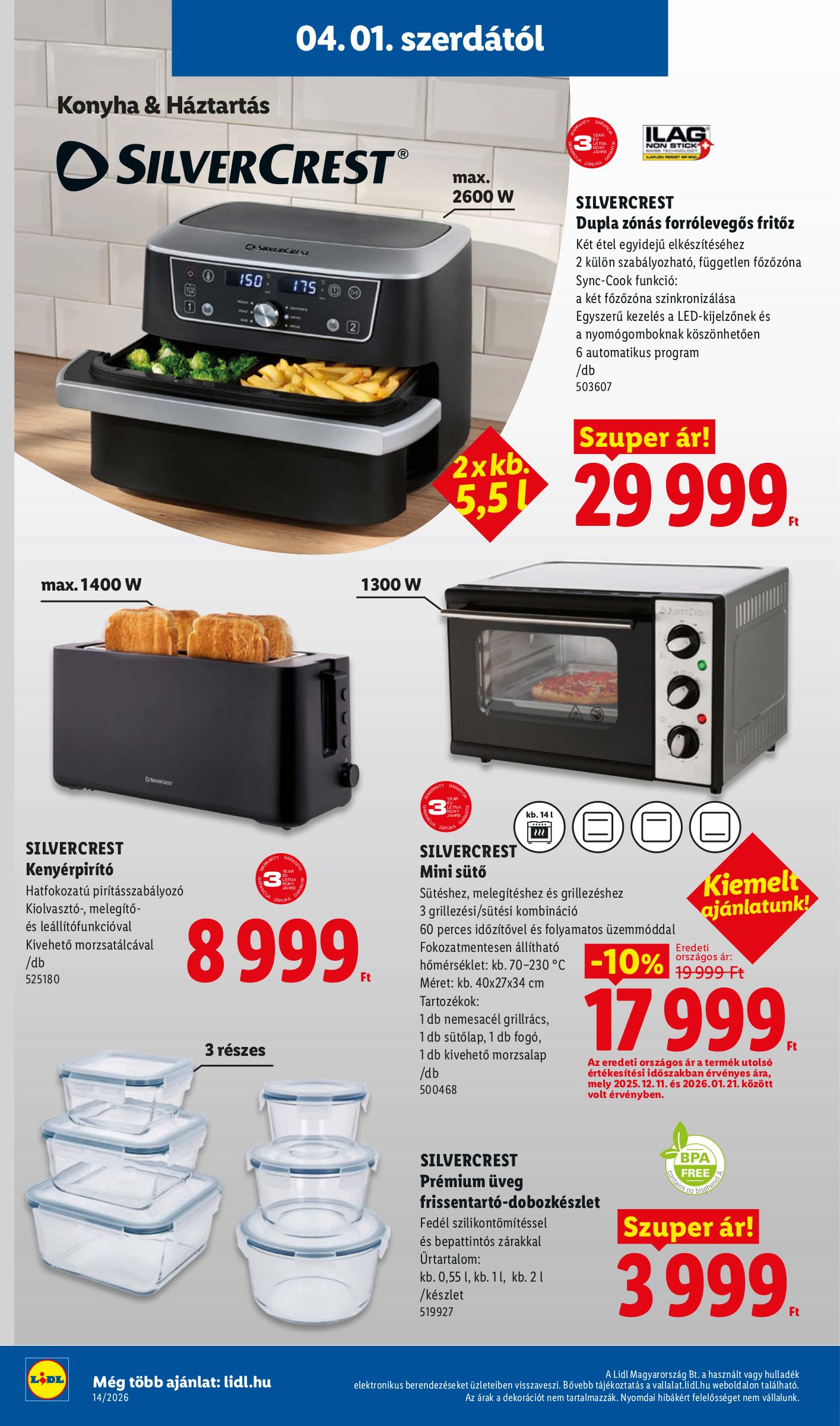 lidl - Lidl - Nonfood akciós újság, érvényes 2026.04.01. - 2026.04.08. - page: 4