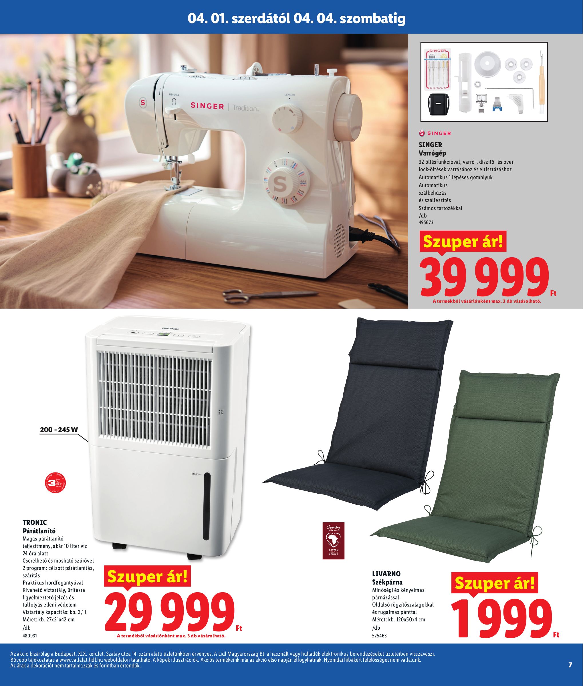 lidl - Lidl - Budapest akciós újság, érvényes 2026.04.01. - 2026.04.04. - page: 7