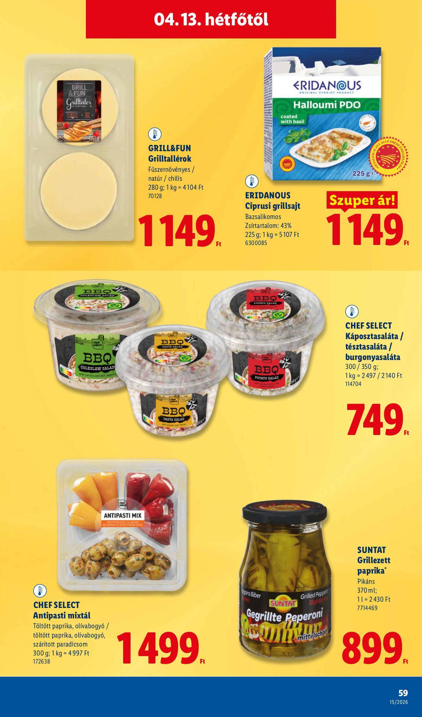 lidl - Lidl akciós újság, érvényes 2026.04.09. - 2026.04.15. - page: 59