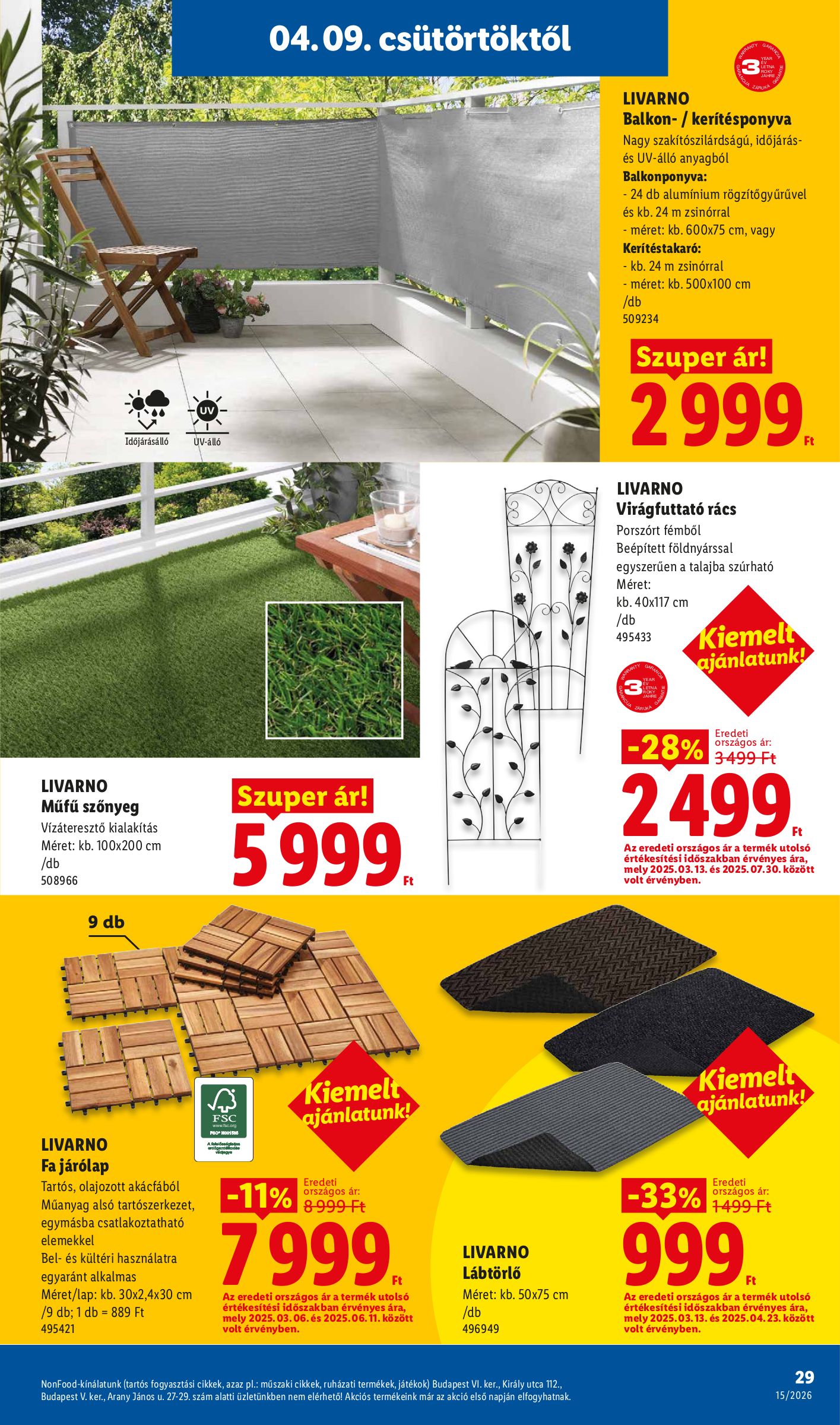 lidl - Lidl akciós újság, érvényes 2026.04.09. - 2026.04.15. - page: 29