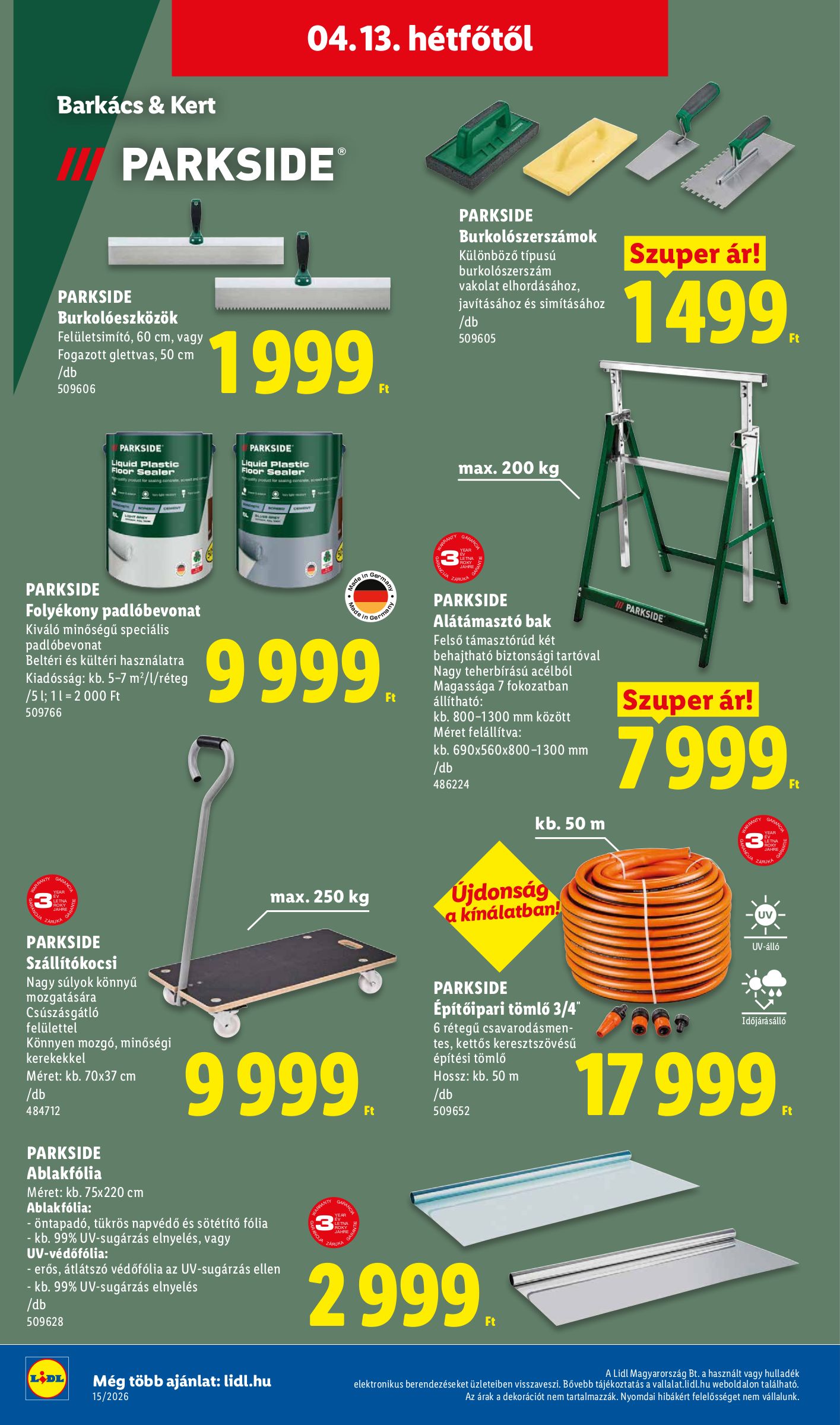 lidl - Lidl akciós újság, érvényes 2026.04.09. - 2026.04.15. - page: 46